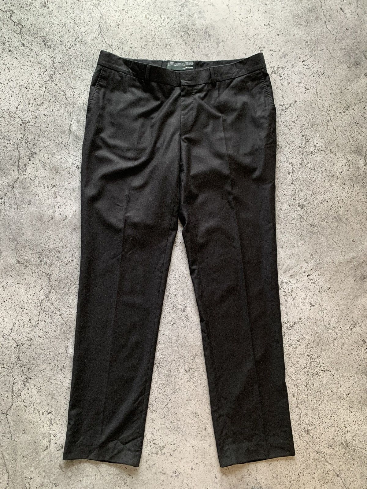 The Kooples Dark grey 100% WOOL PANTS Size US 36 / EU 52 - 4 Thumbnail