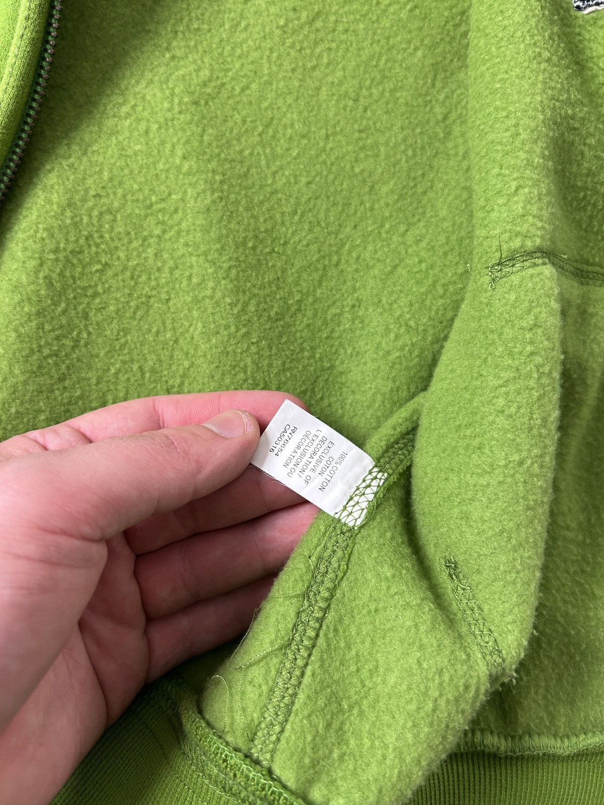 Abercrombie & Fitch Vintage Abercrombie&Fitch green zip-hoodies womens y2k Size S / US 4 / IT 40 - 6 Thumbnail