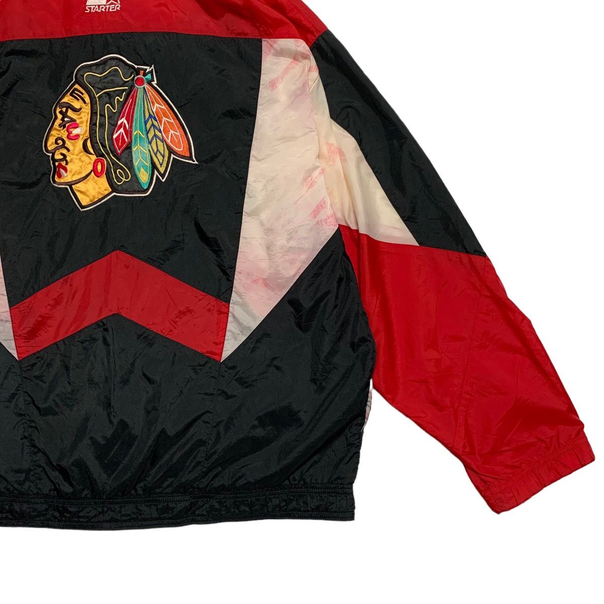 NHL Vintage Starter NHL Chicago Blackhawks Nylon Jacket Size US M / EU 48-50 / 2 - 3 Thumbnail