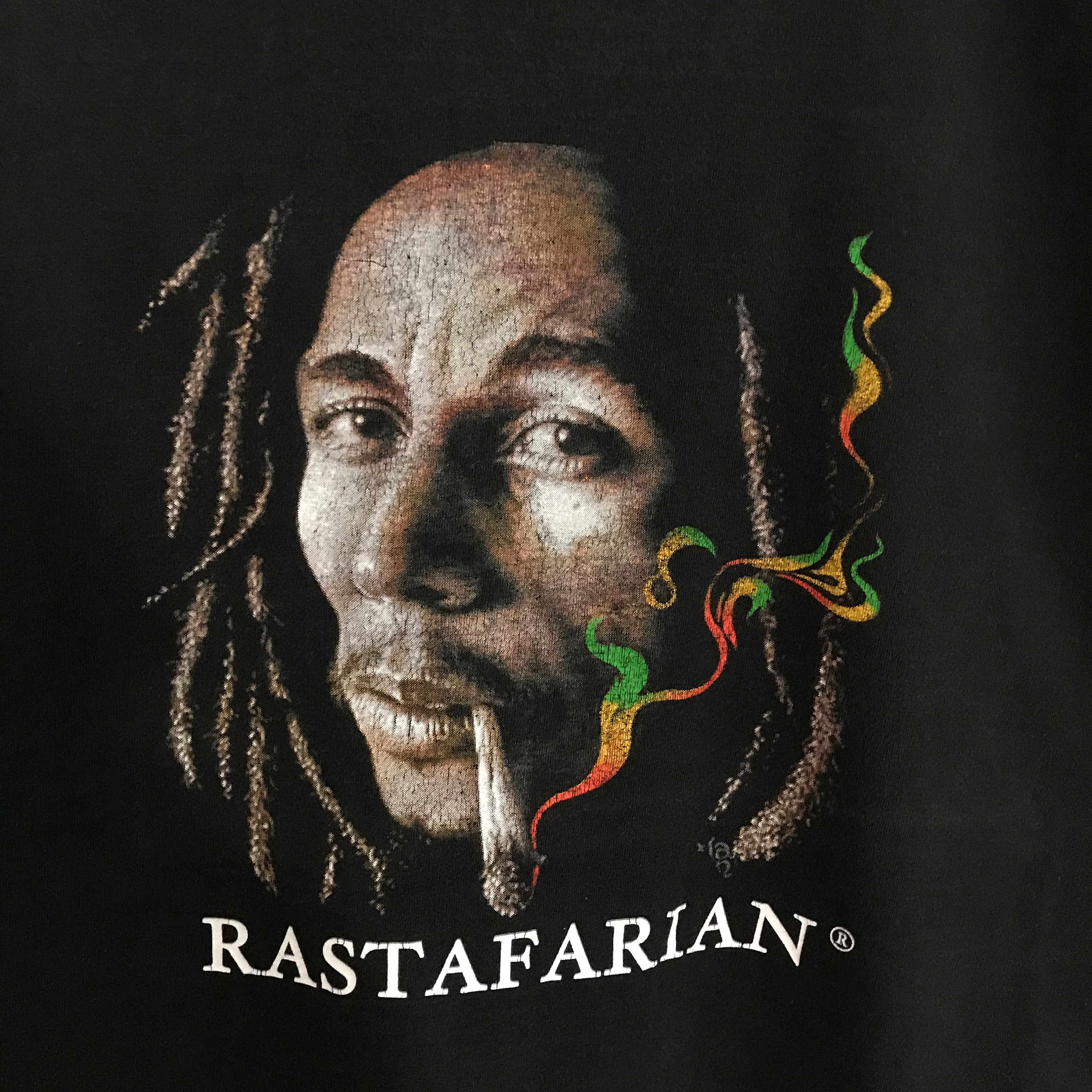 Bob Marley Vintage 90's Bob Marley Rastafarian T-shirt Size US L / EU 52-54 / 3 - 2 Thumbnail