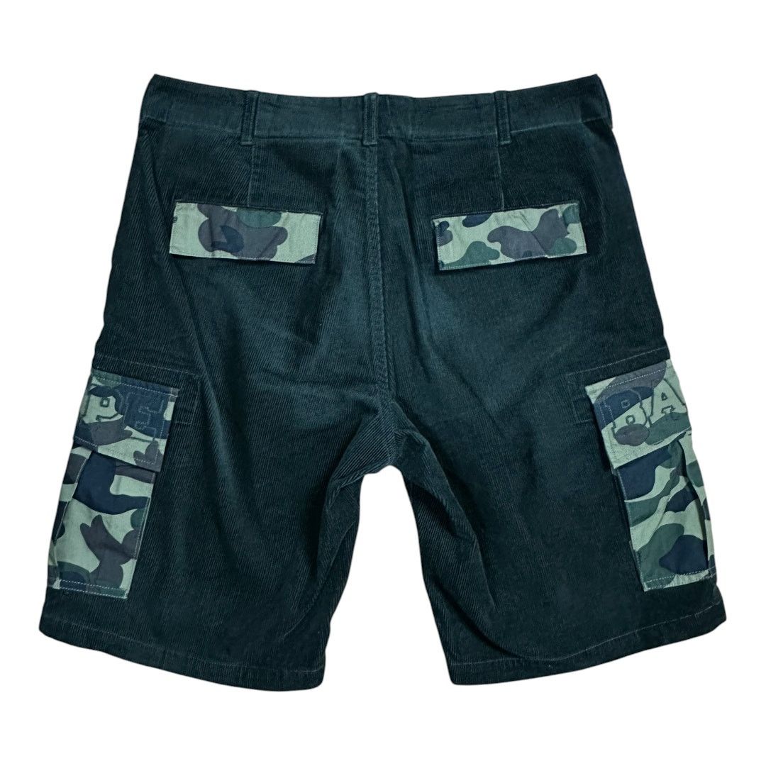 Bape M 32 Waist Bape Corduroy Camo Cargo Shorts Size US 32 / EU 48 - 2 Thumbnail