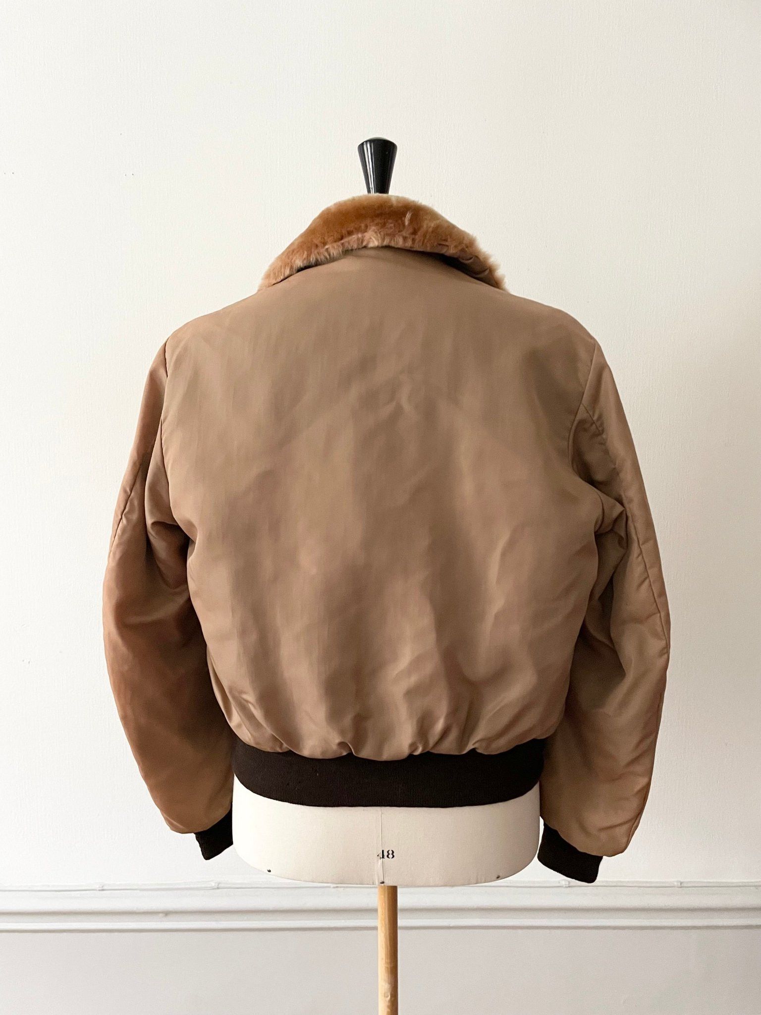 Vintage 1950's Flight Bomber Jacket - Medium Size US M / EU 48-50 / 2 - 5 Thumbnail
