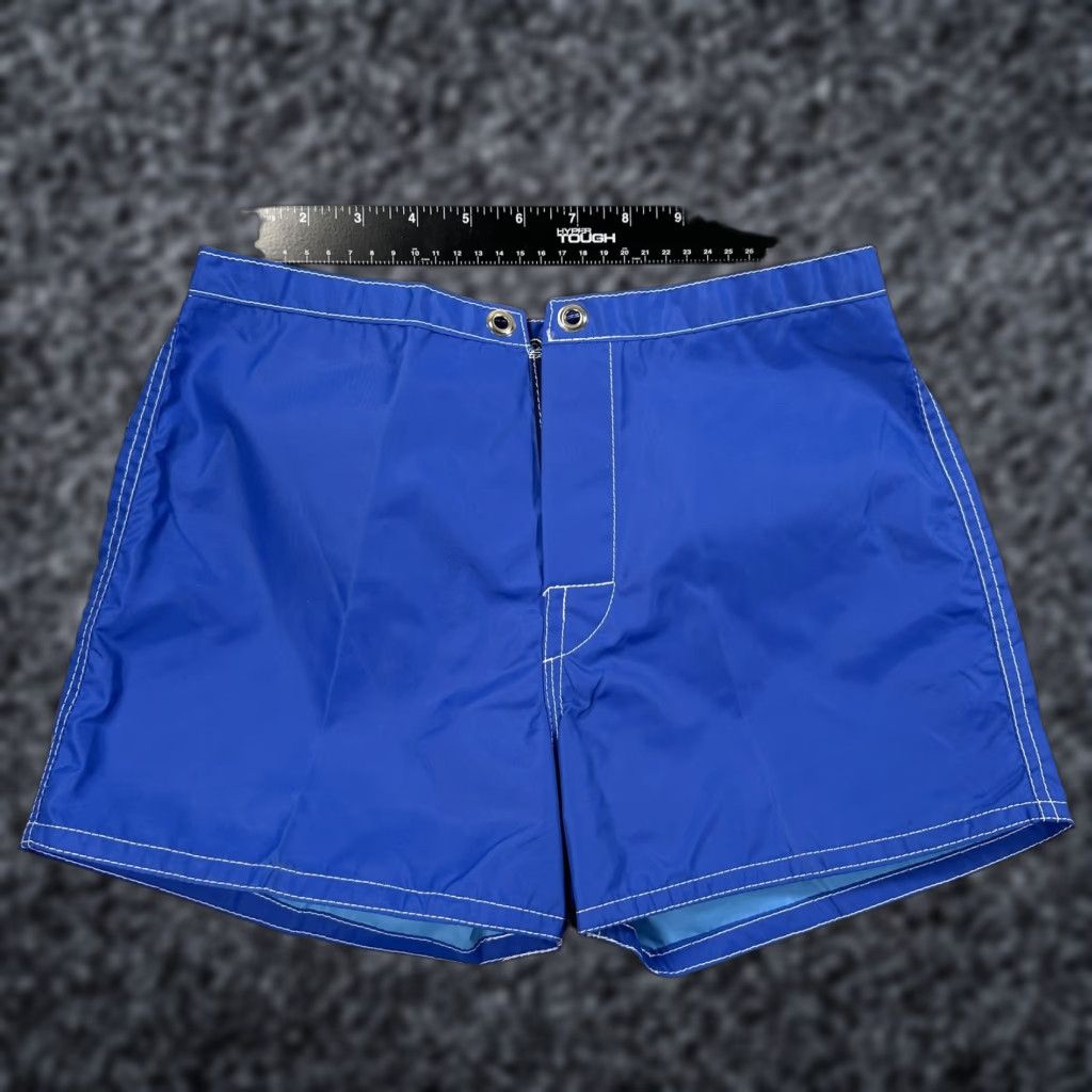 Vintage Birdwell Beach Britches Shorts 26 Blue Board Surf Swim USA Pocket New Womens Size US 26 / EU 42 - 1 Thumbnail