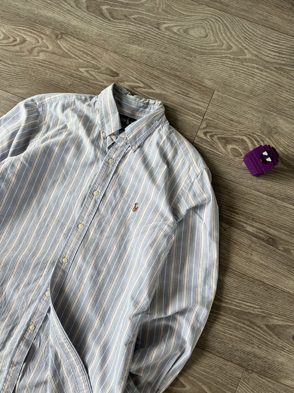 Polo Ralph Lauren Vintage Polo Ralph Lauren RRL Classic Fit Colour Logo Shirt Size US M / EU 48-50 / 2 - 10 Thumbnail