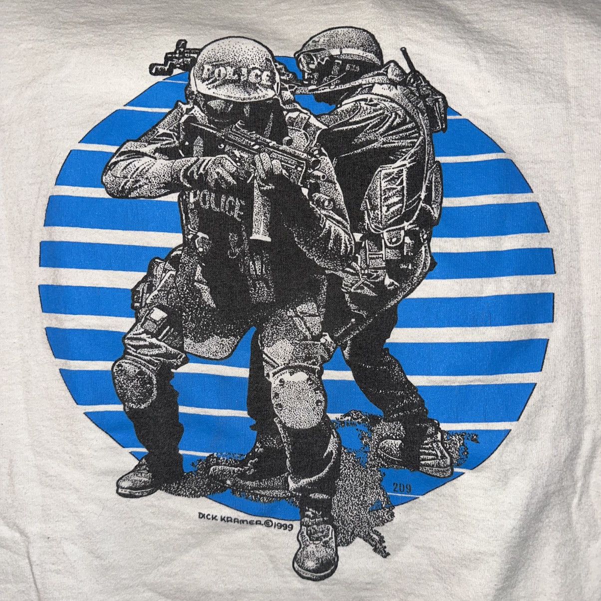 Vintage Vintage 1999 SWAT T-shirt Size US XL / EU 56 / 4 - 5 Thumbnail