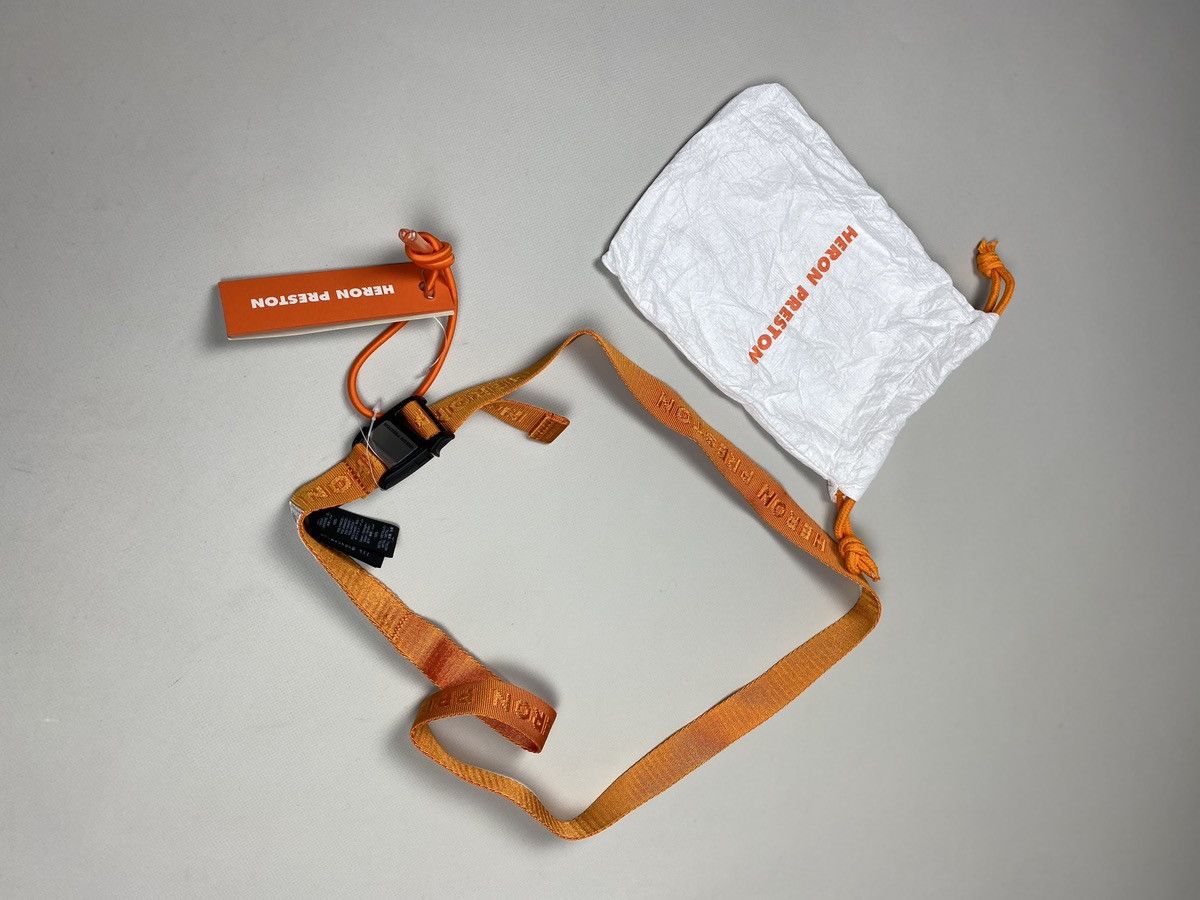 Heron Preston BNWT! Heron Preston Tiny Tape Magnetic Belt One Size Orange Size ONE SIZE - 12 Thumbnail