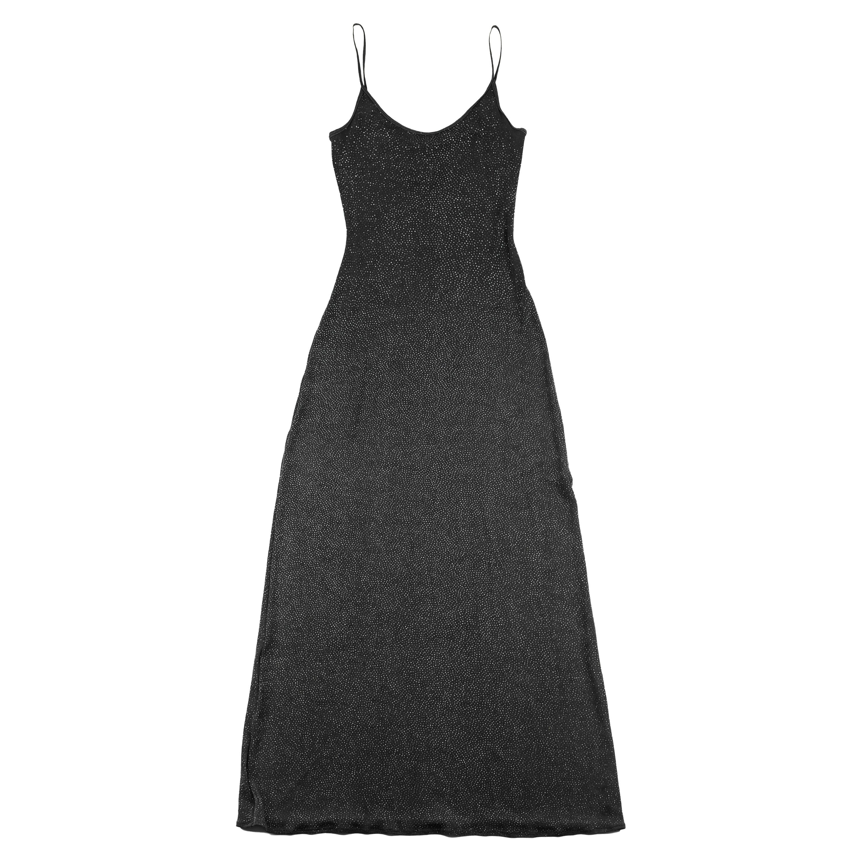 plein sud Plein Sud Vintage Black Shimmery Maxi Flowy Dress (S-M) Size M / US 6-8 / IT 42-44 - 3 Thumbnail