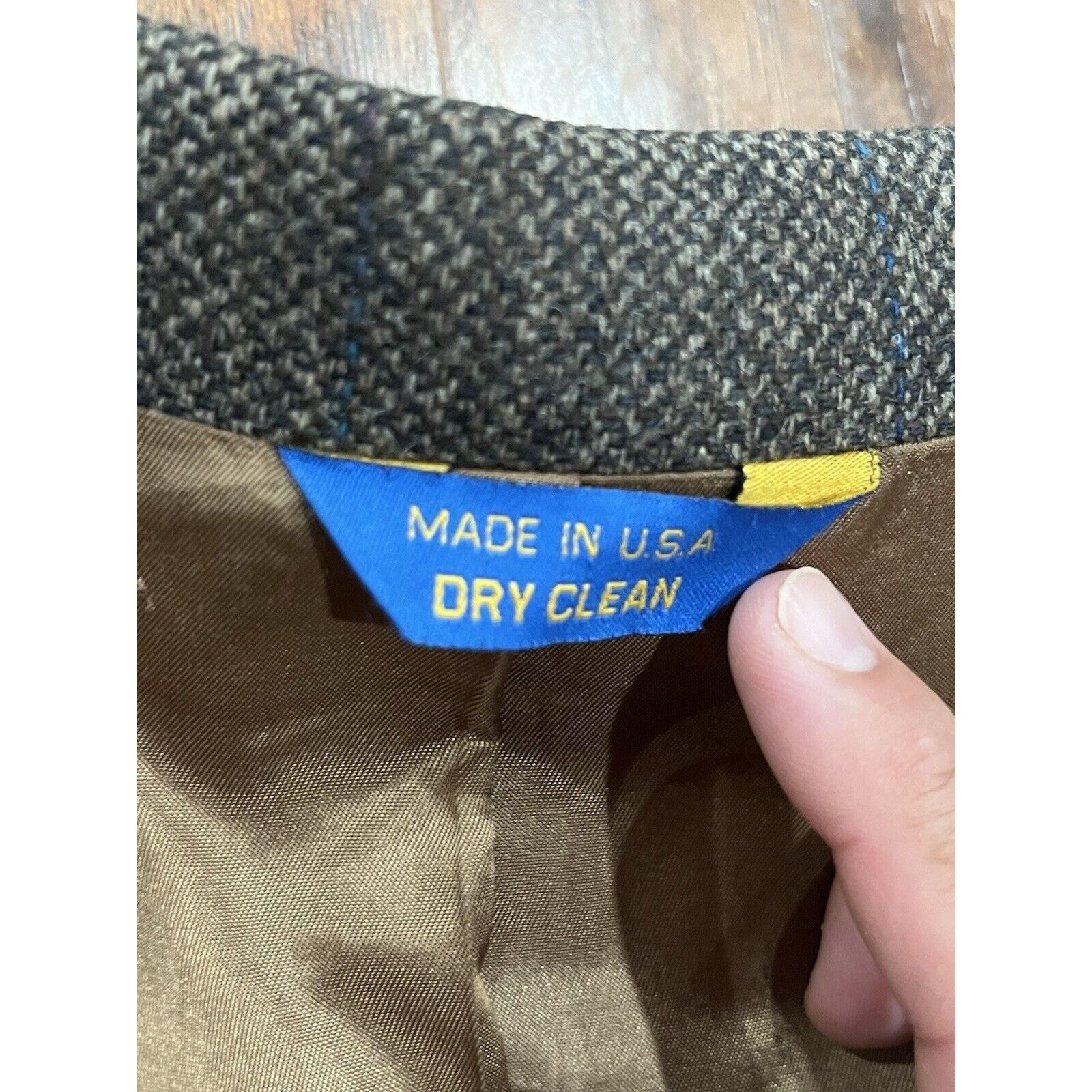 Pendleton Pendleton 100% Virgin Wool Gray Coat BlazerGlen Size 46R Size 46R - 7 Thumbnail