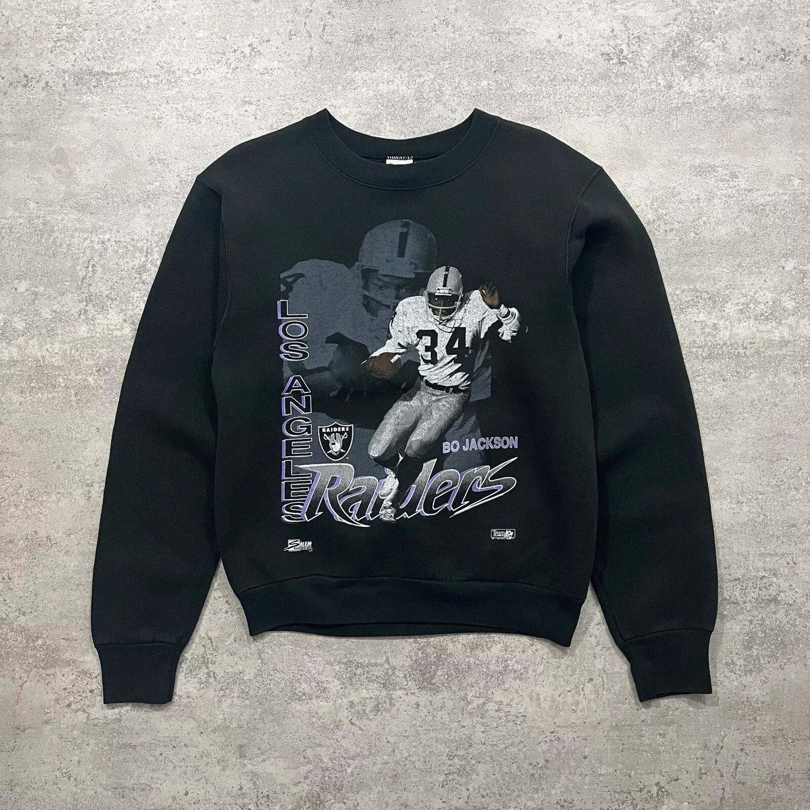 NFL × Vintage BO JACKSON LOS ANGELES RAIDERS SALEM SPORTSWEAR 1991 Size US M / EU 48-50 / 2 - 1 Thumbnail