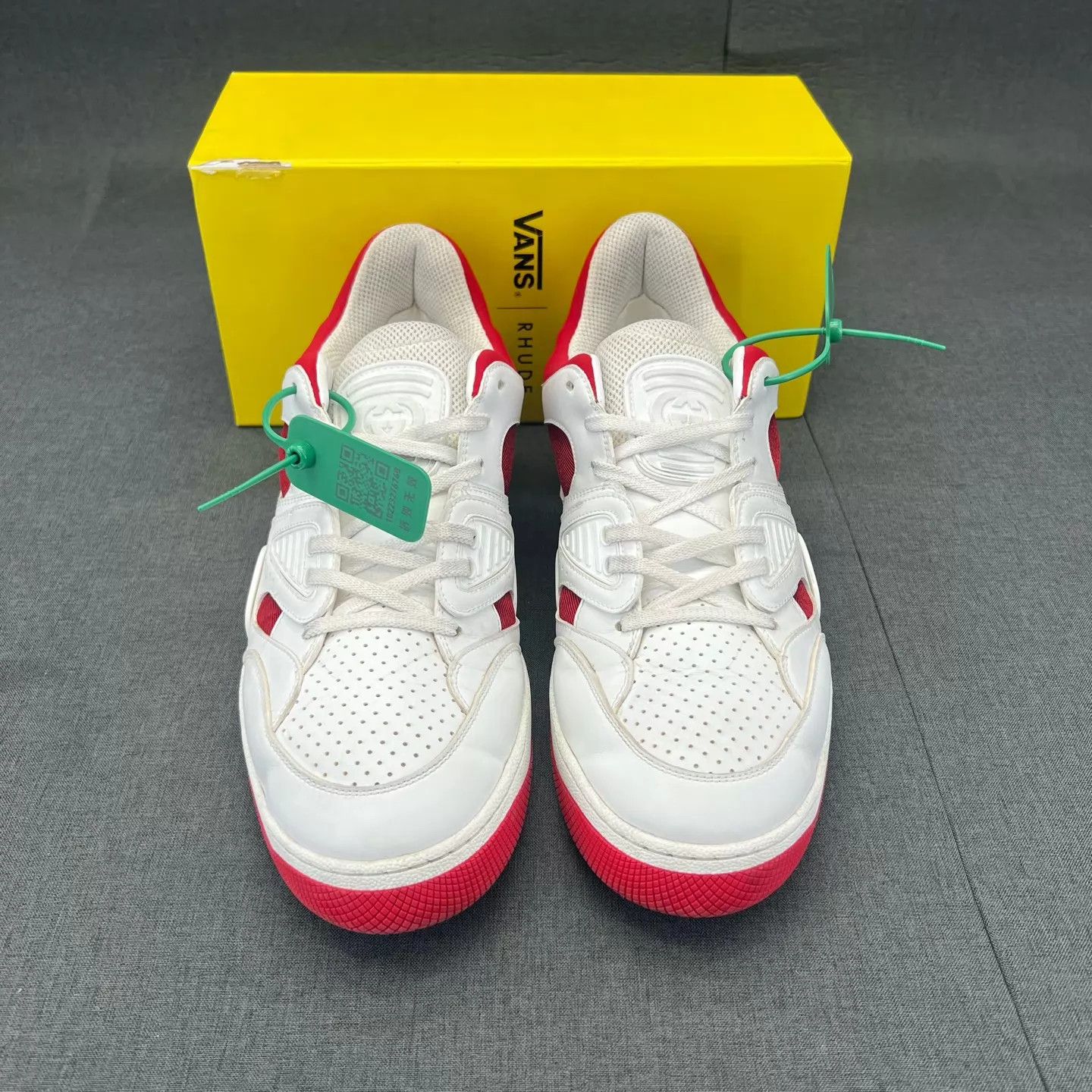 Gucci Gucci Basket White Red 46 New Size US 13 / EU 46 - 4 Thumbnail