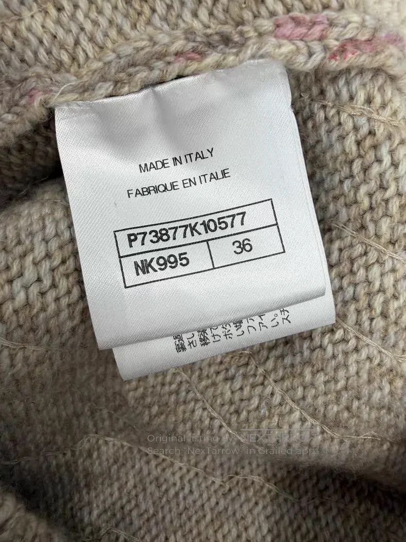 Chanel Chanel Pink sequin double C logo knitted cardigan vest Size XS / US 0-2 / IT 36-38 - 5 Thumbnail