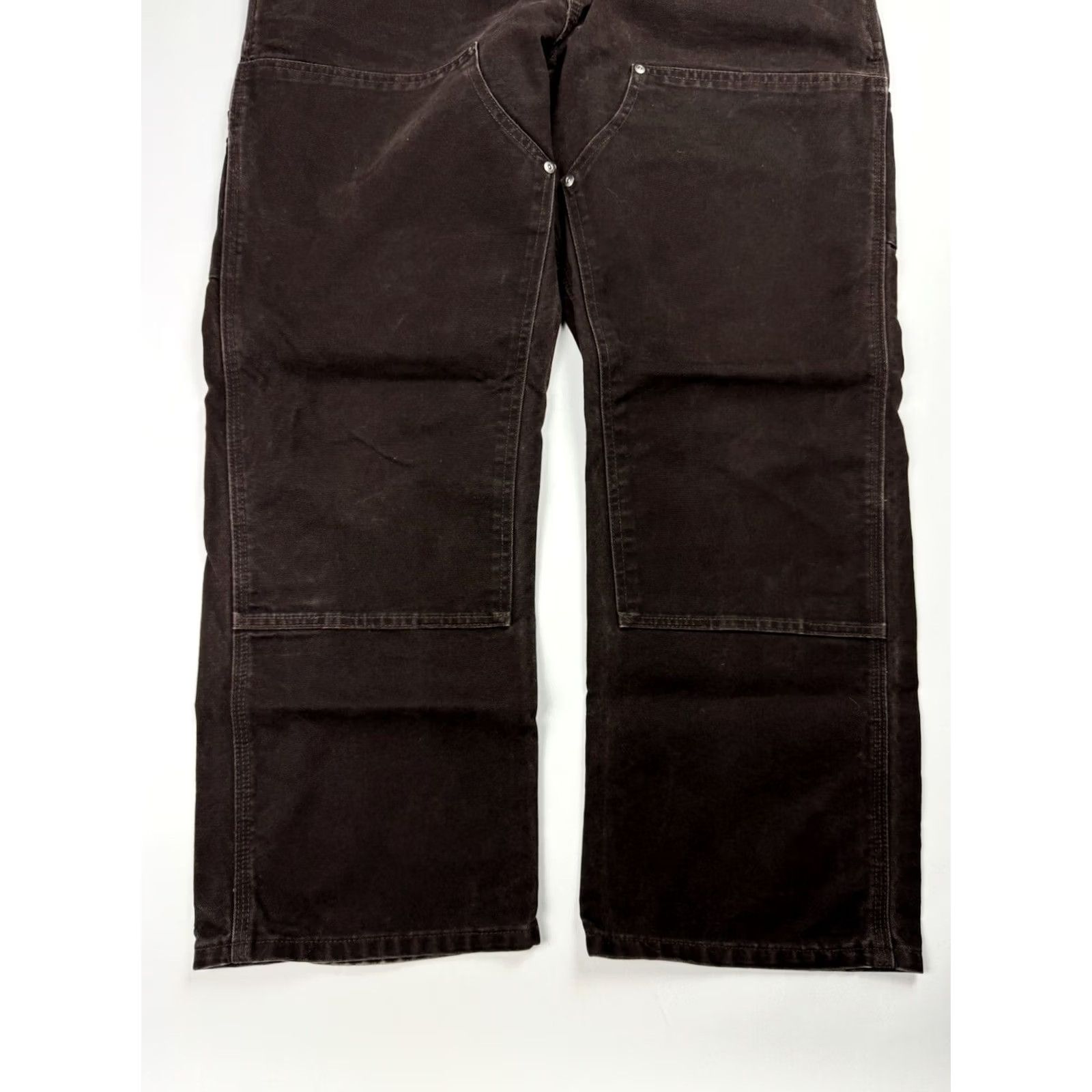 Carhartt VINTAGE Carhartt Pants Women’s Size 18 X 30 Brown Canvas Work Double Knee Relaxed 29 Inseam Men/Women? (Note: For compliance, I cannot add new info.) Size 24" / US 00 / IT 34 - 3 Thumbnail