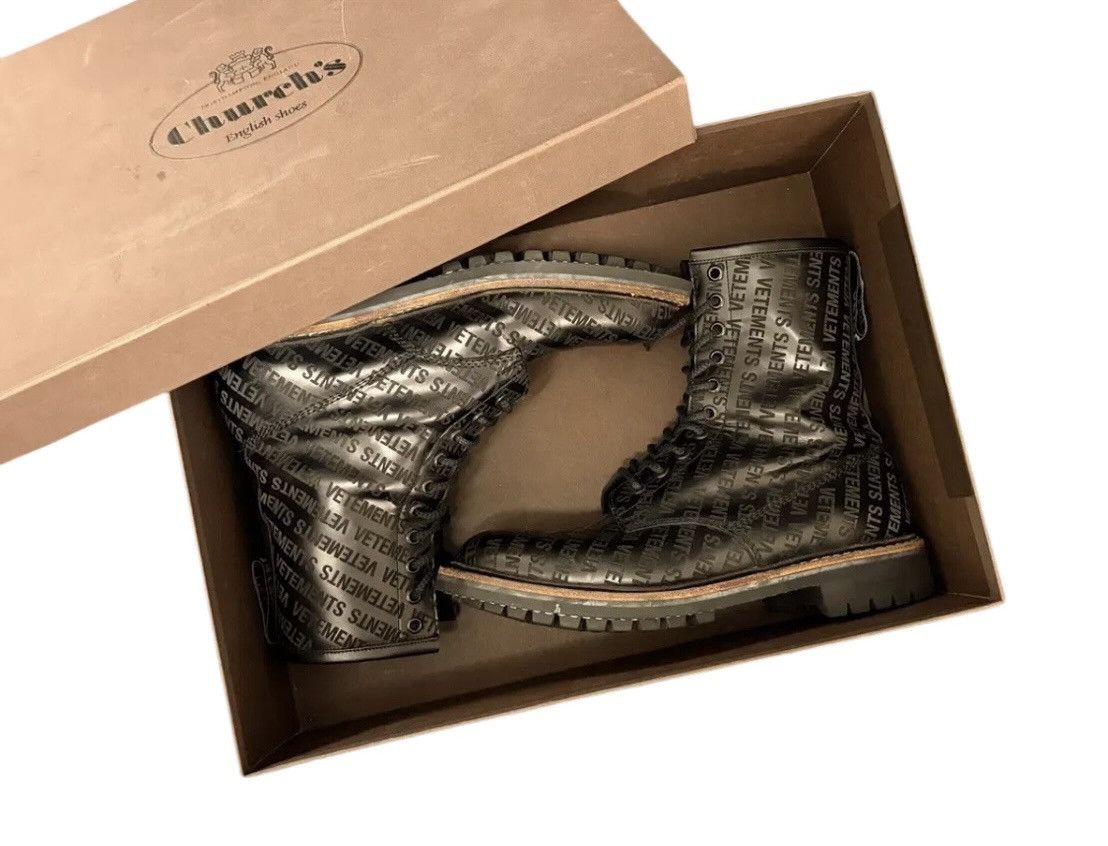 Church's × Vetements Vetements x Church’s Combat Boots Size US 8.5 / EU 41-42 - 2 Thumbnail