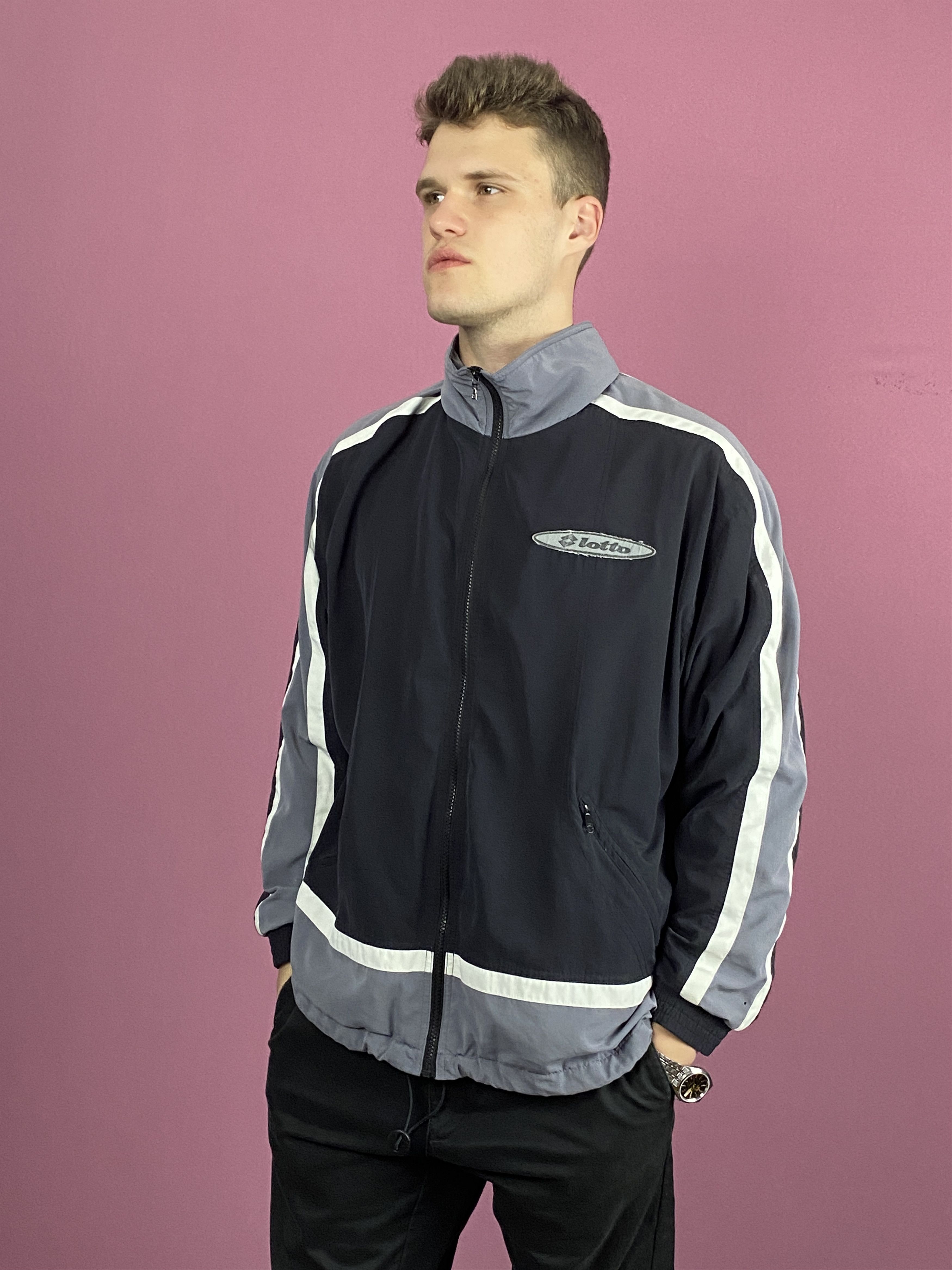 Lotto Sport × Vintage Lotto Vintage Men's Windbreaker Jacket - L Size US L / EU 52-54 / 3 - 2 Thumbnail