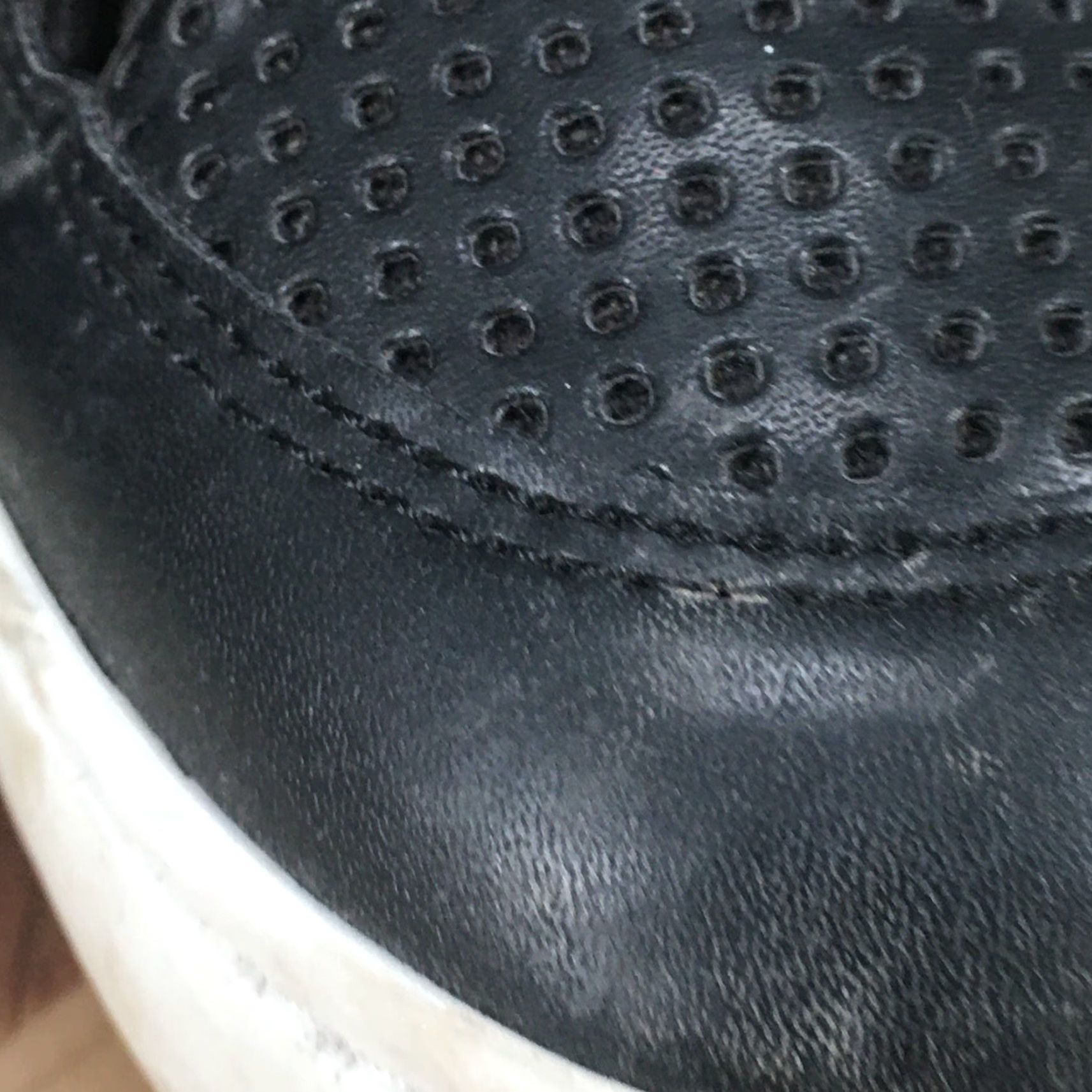 Banana Republic Banana Republic Shoes Mens 10 Perforated Low Top Lace Up Sneaker Black Size US M / EU 48-50 / 2 - 5 Thumbnail