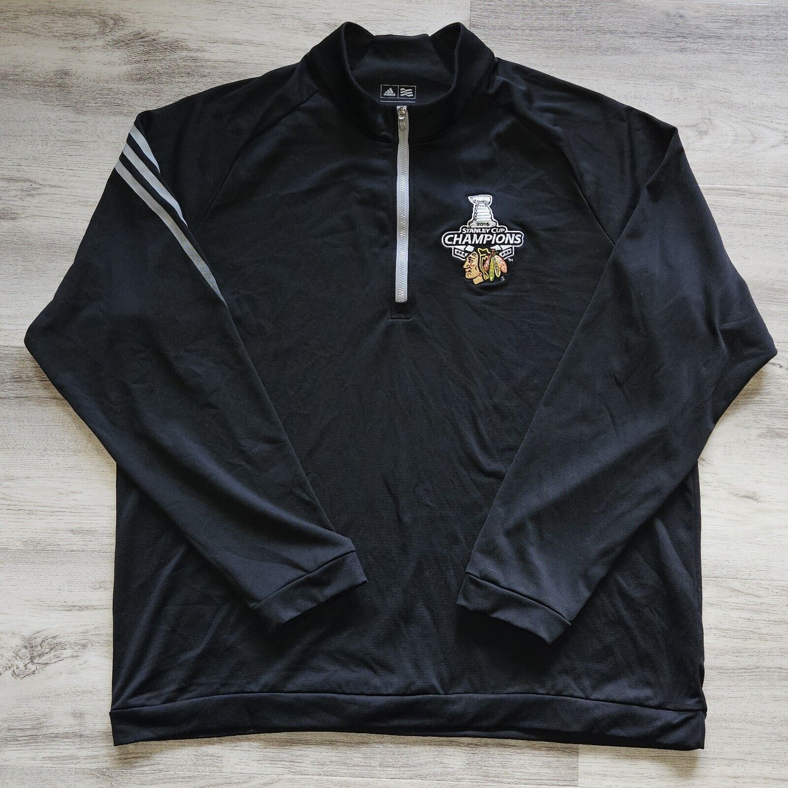 Adidas Stanley Cup Champions Chicago Blackhawks Jacket Mens XL Adid Size US XL / EU 56 / 4 - 5 Thumbnail