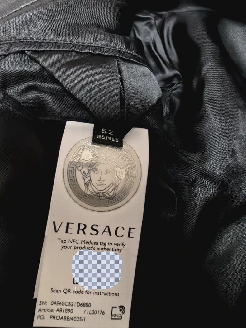 Versace Versace Men's leather jackets Size L / US 10 / IT 46 - 2 Thumbnail