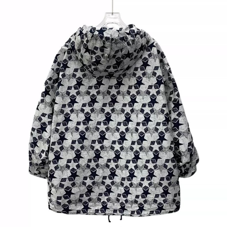 Other Dior Color-blocked five-pointed star print full-print hood Size S / US 4 / IT 40 - 2 Thumbnail