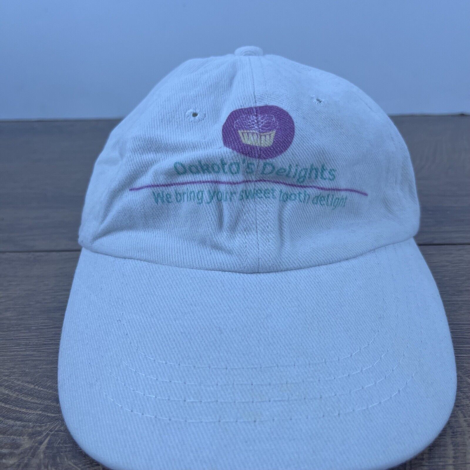 Other Dakota's Delights Hat White Cap Hat Adjustable Hat White Adu Size ONE SIZE - 1 Thumbnail