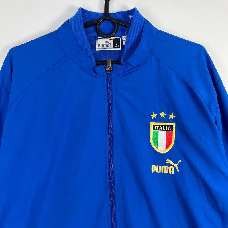 Puma Vintage Puma Italy Football Jacket Track Top National Sz L Size US L / EU 52-54 / 3 - 2 Thumbnail