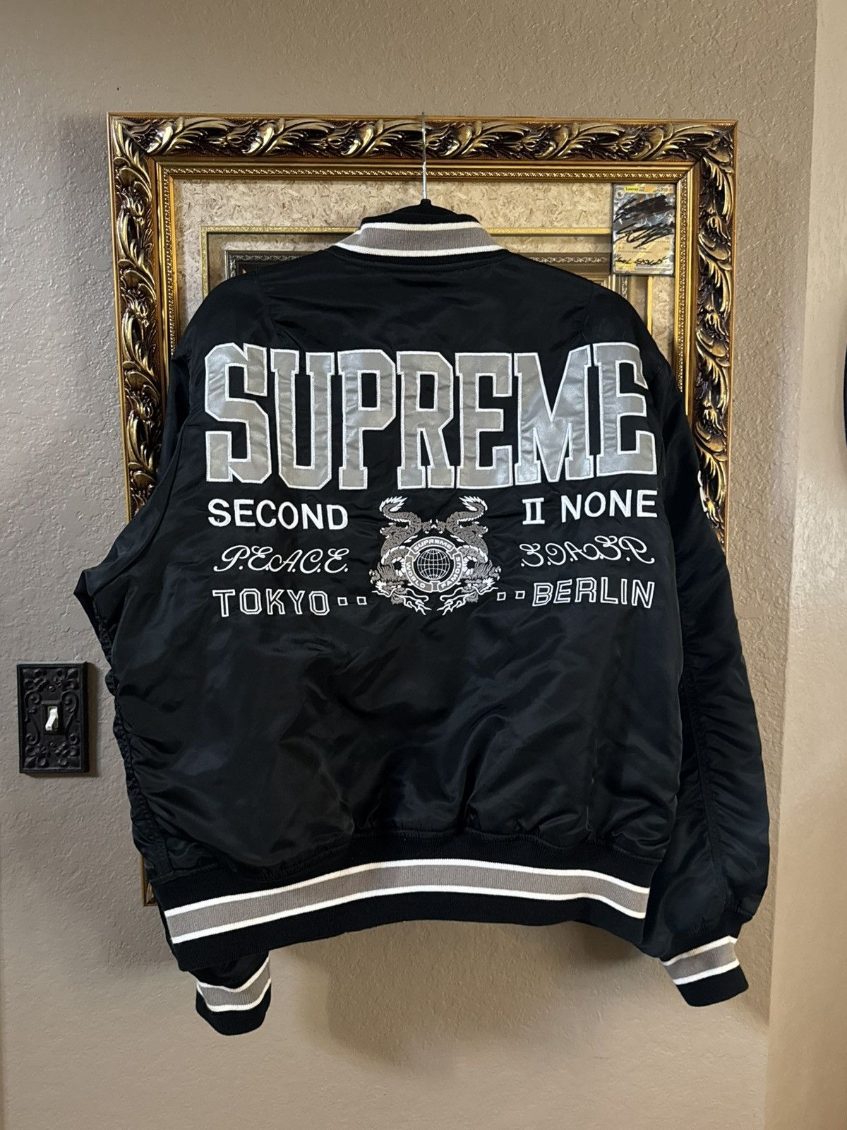 GOODENOUGH × Supreme Supreme GOODENOUGH Reversible MA-1 Bomber