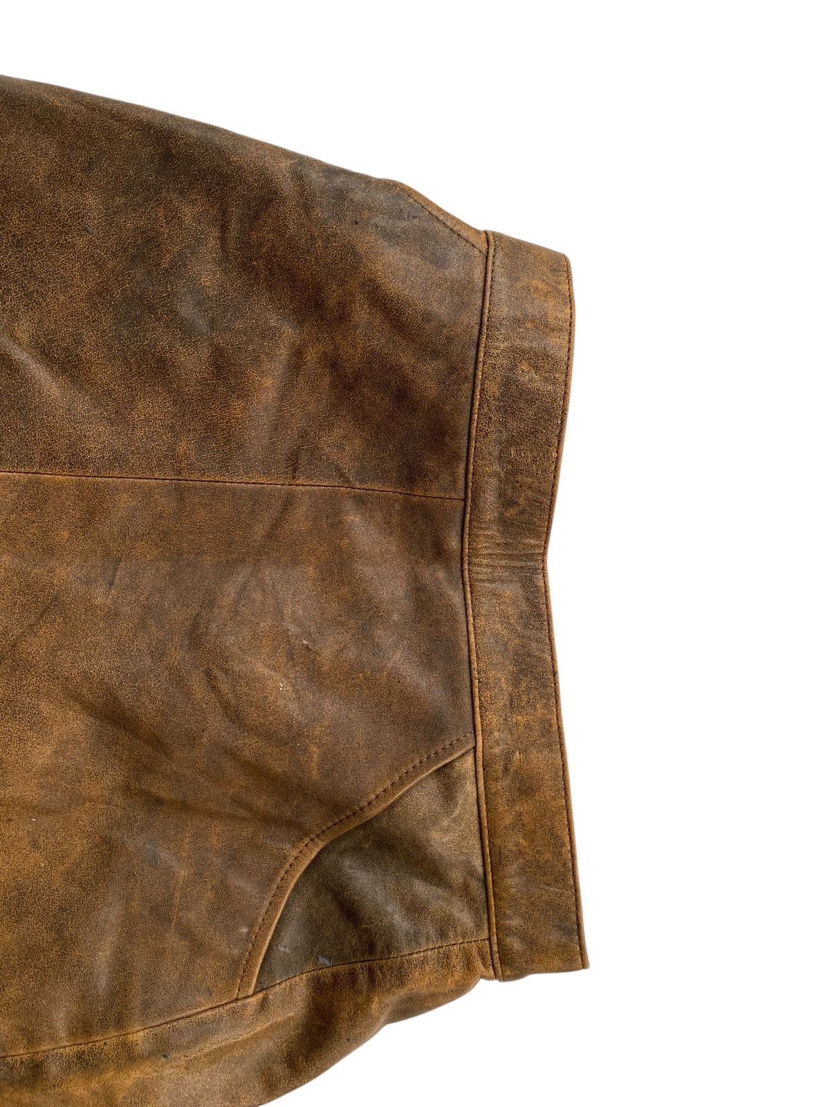 Genuine Leather × Japanese Brand × Vintage Vtg Leather Skirt Pou Let Size M / US 6-8 / IT 42-44 - 5 Thumbnail