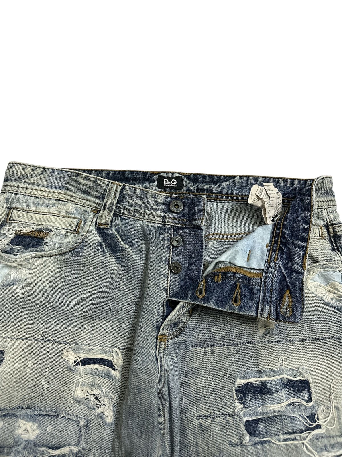 Dolce & Gabbana Distressed Dolce Gabbana Jeans Rick Owens Amiri Goa Lgb Size US 32 / EU 48 - 8 Thumbnail