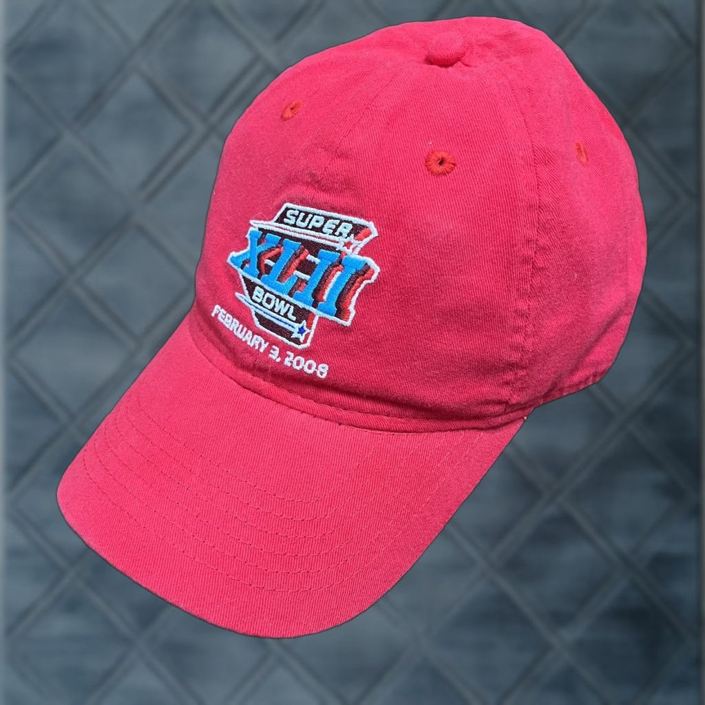 NFL NFL Hat, Football Cap, Red, Adjustable, 2008, Mens, One Size, NFL, Baseball Cap, Sports, Football, Vintage: No Size ONE SIZE - 1 Thumbnail