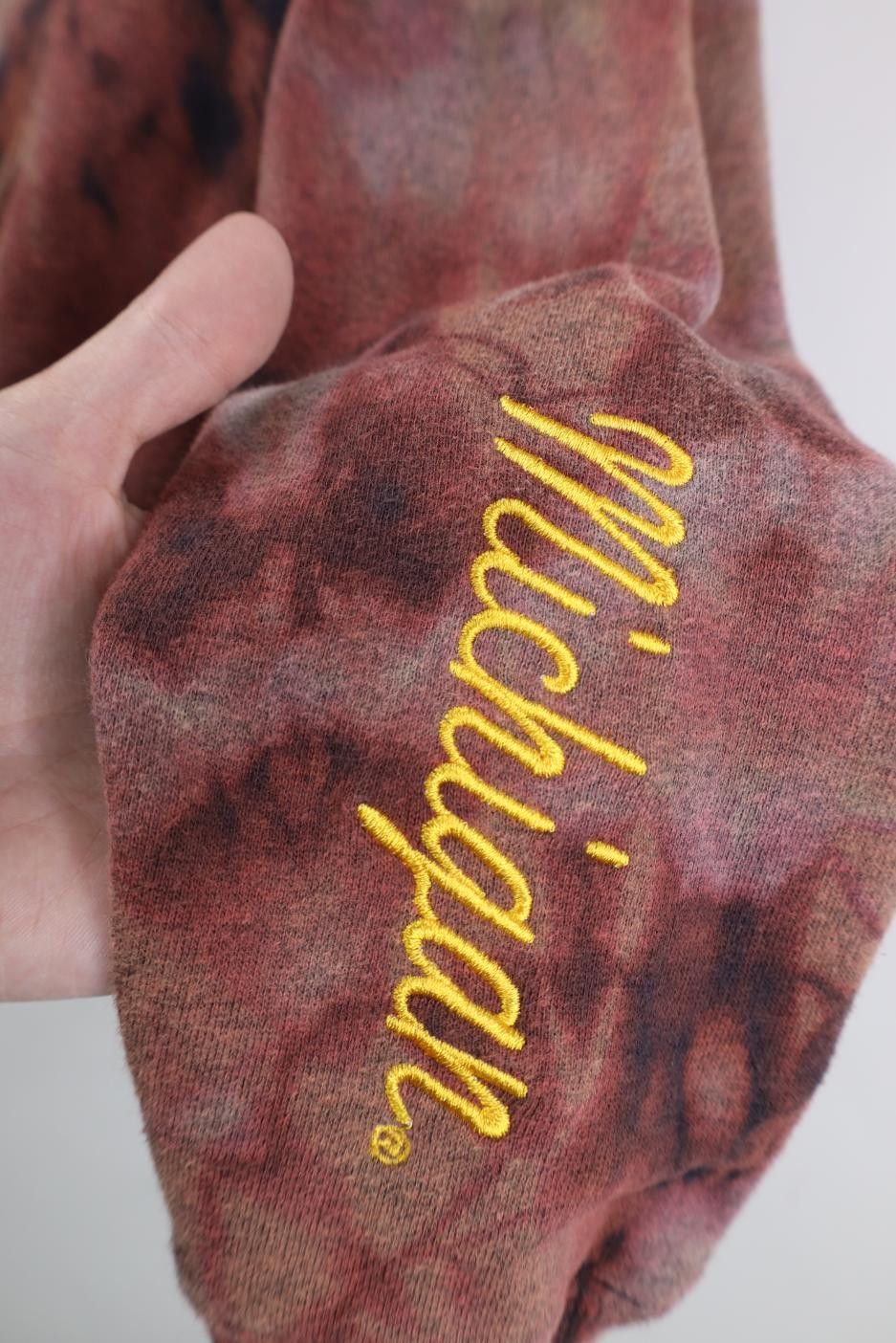 Vintage Vintage Acid University of Michigan Hoodie Sweatshirt Size XL / US 12-14 / IT 48-50 - 8 Thumbnail