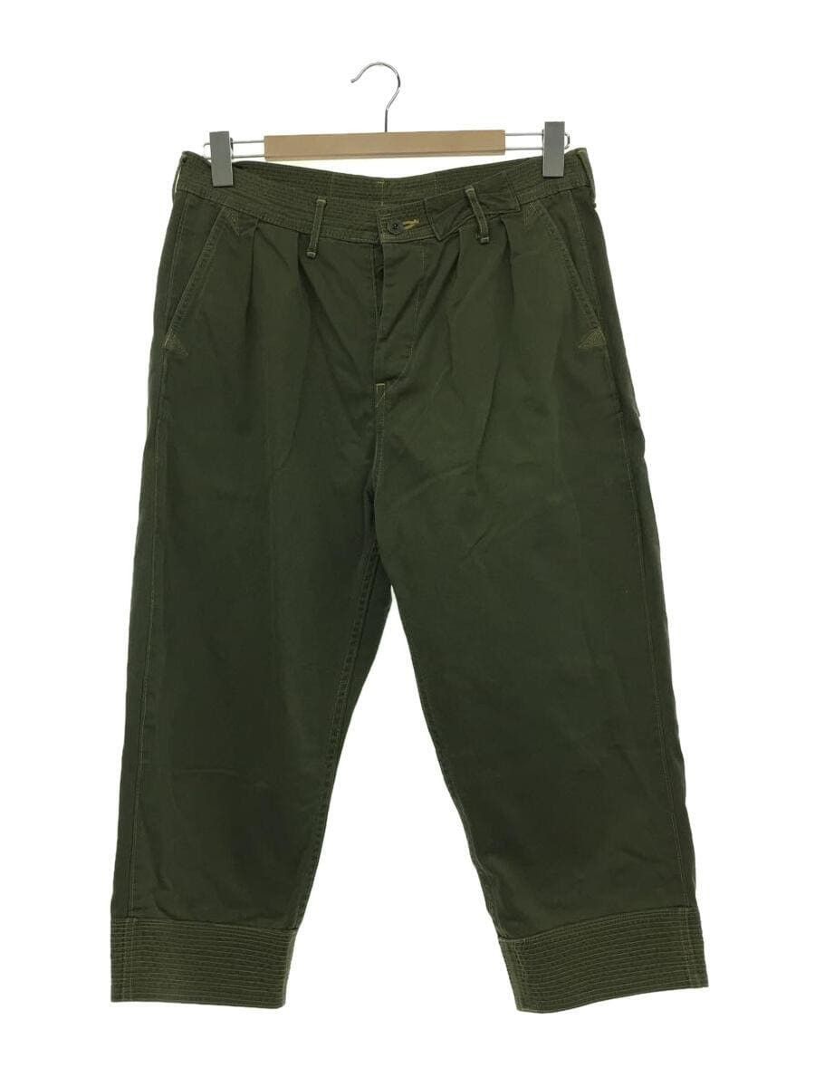 image of Kapital Cropped Pants in Green, Men's (Size 33)