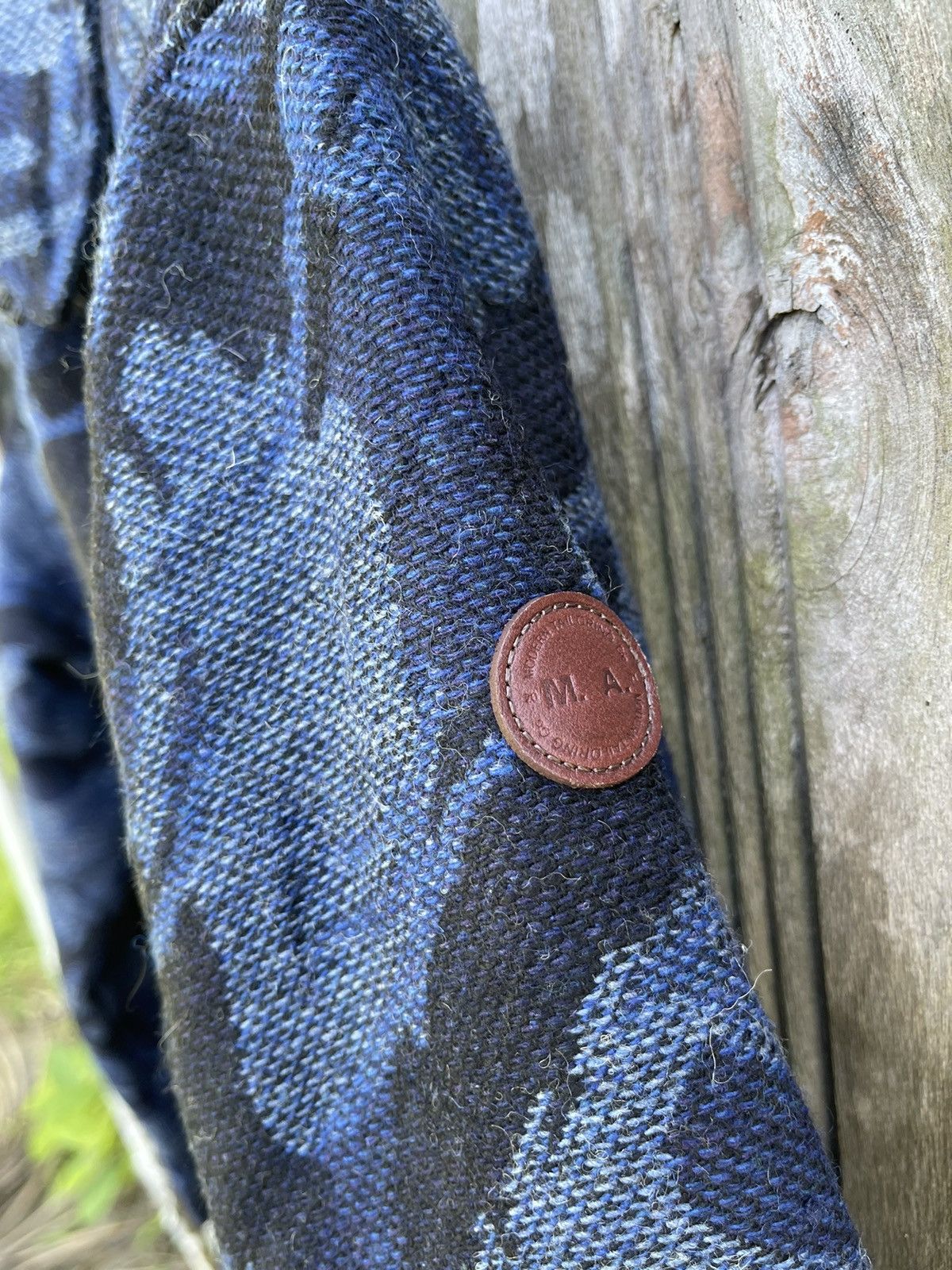 Marshall Artist Marshall Artist Camo Jacquard Peacoat - Rare UK Designer Size US S / EU 44-46 / 1 - 9 Thumbnail