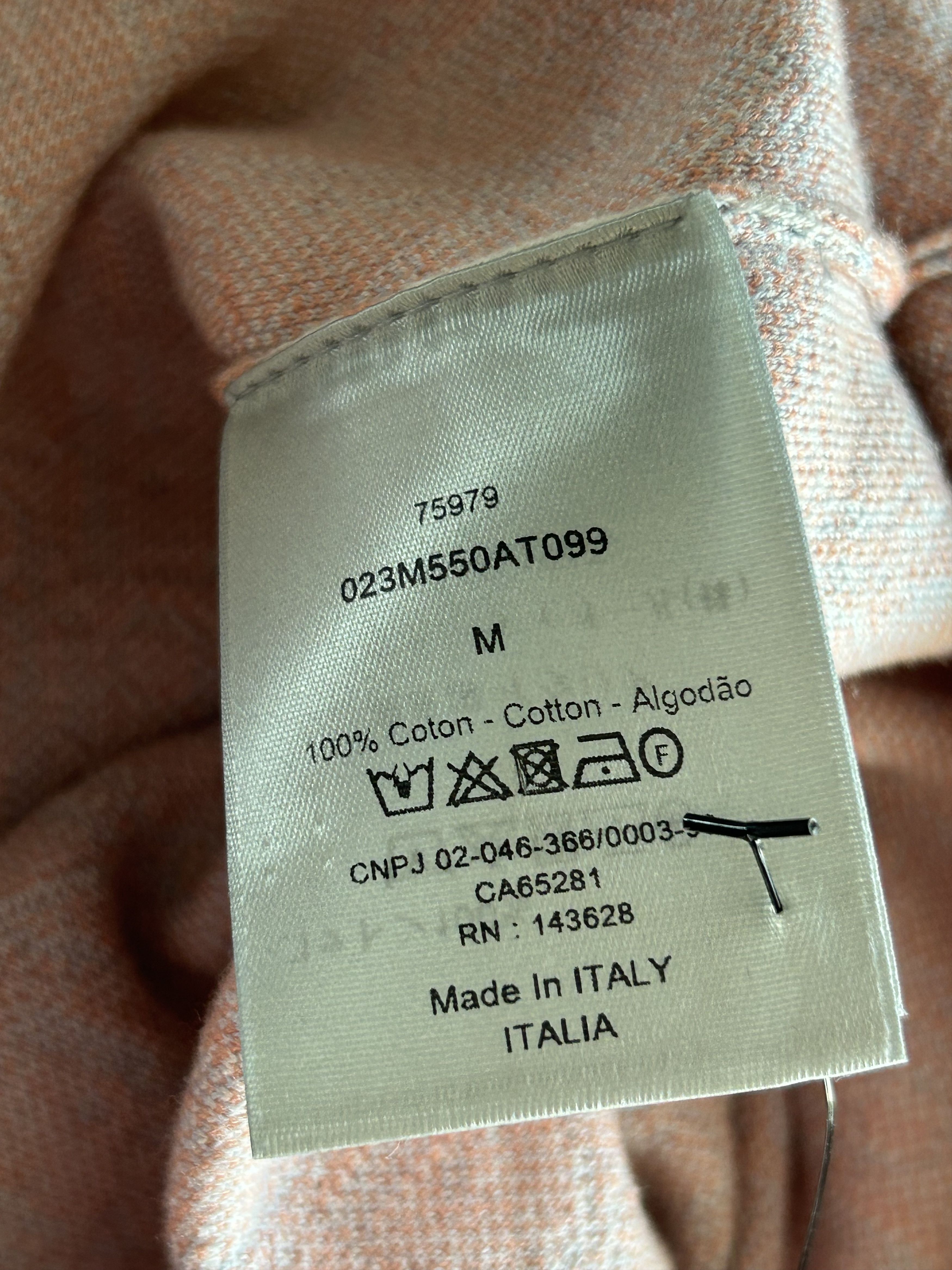 Dior Dior Pink & Blue Oblique Button Up Shirt Size US M / EU 48-50 / 2 - 4 Thumbnail