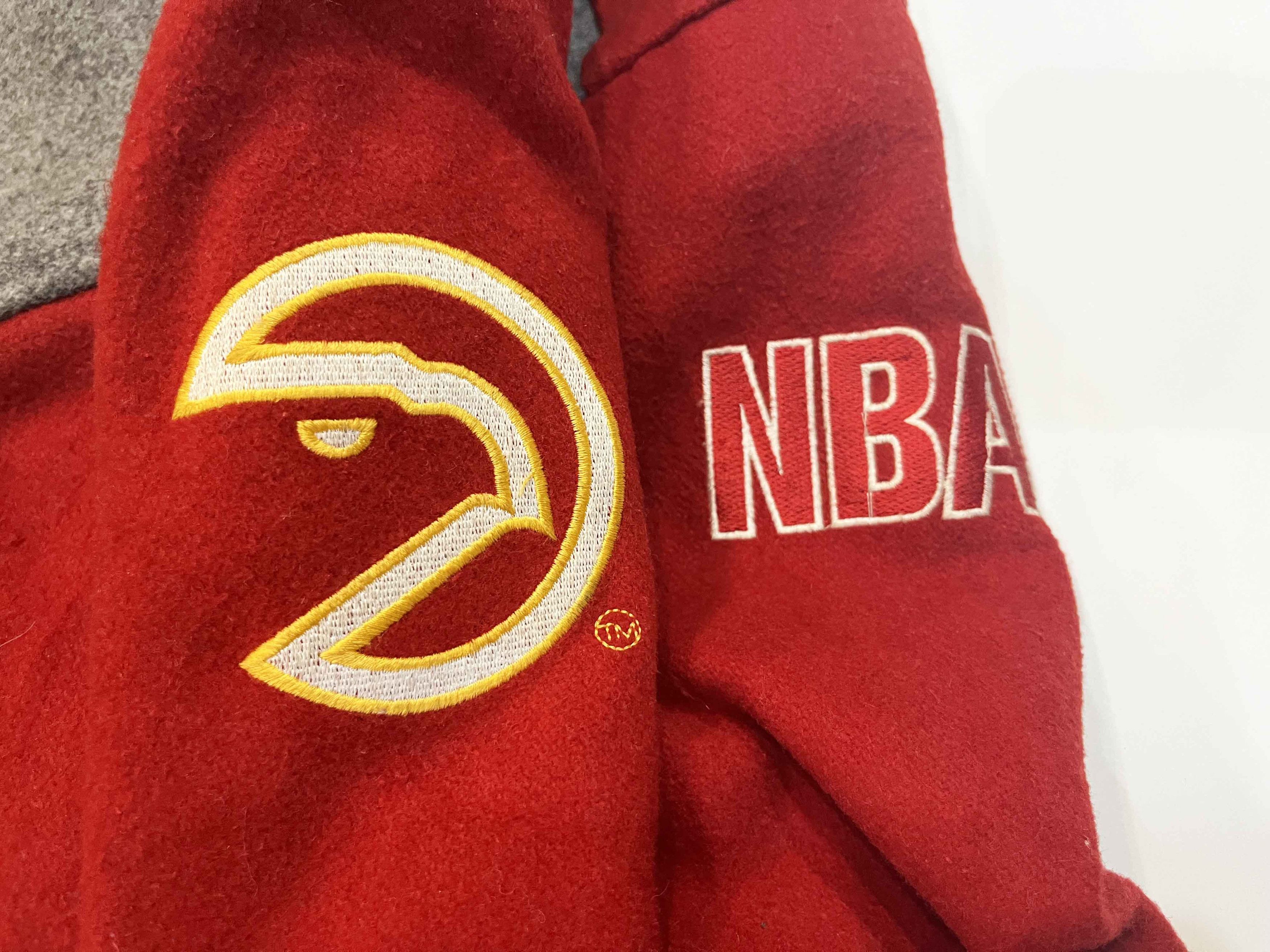 Starter Vintage Starter NBA Atlanta Hawks Varsity Bomber Jacket Size US M / EU 48-50 / 2 - 7 Thumbnail