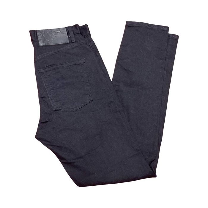 Naked & Famous Naked and Famous Denim Easy Guy Solid Black Selvedge Jeans. Grailed