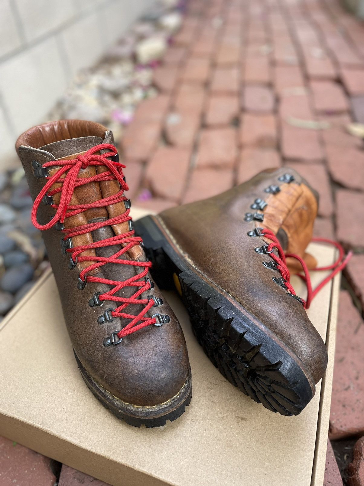 Italo Leather Rare Vintage Alico Summit Hiking Boots Grailed