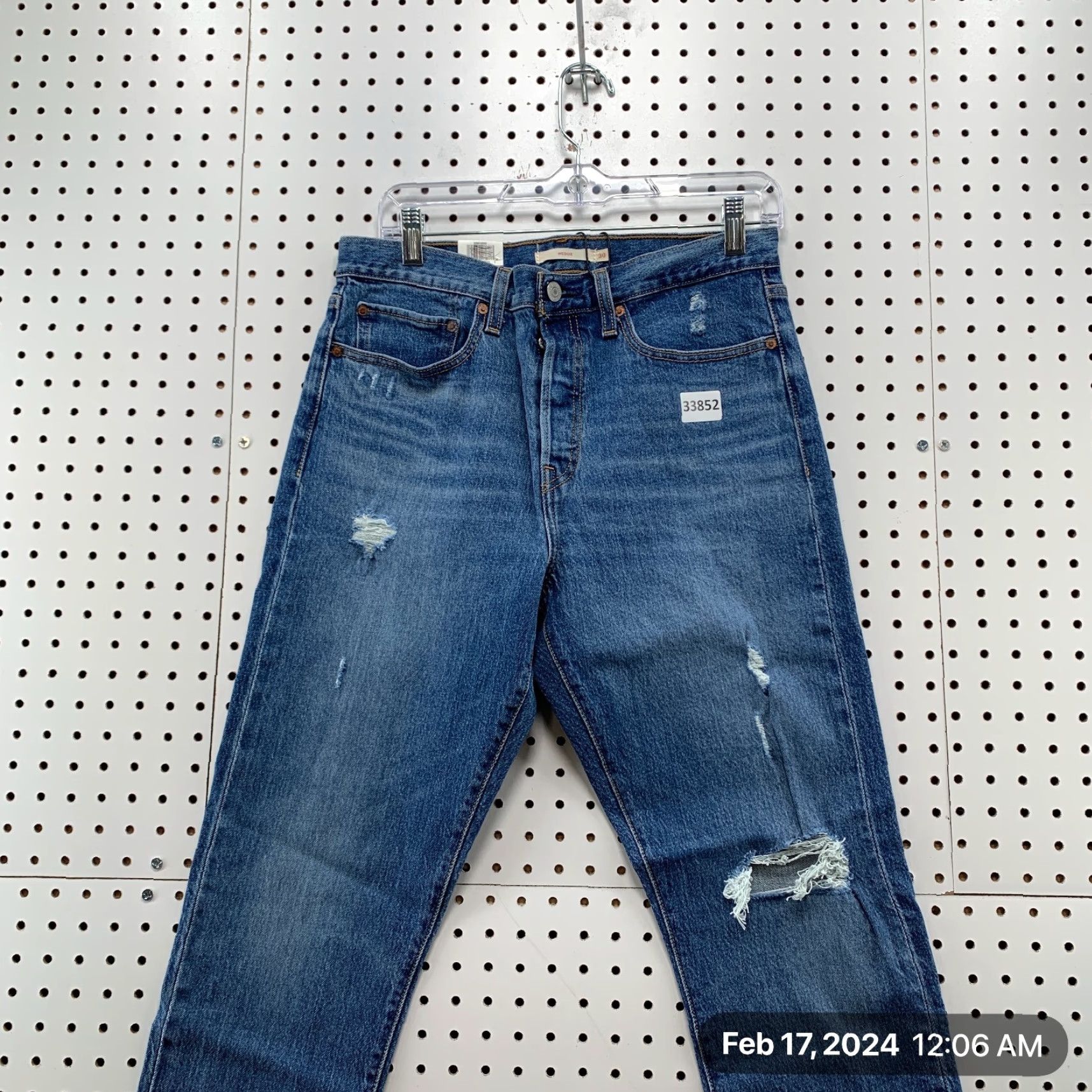 Levi's VINTAGE Levi's Wedgie Fit Denim Jeans Women's Size 30x28 High Rise Tapered Blue 90s Size 30" / US 8 / IT 44 - 2 Thumbnail