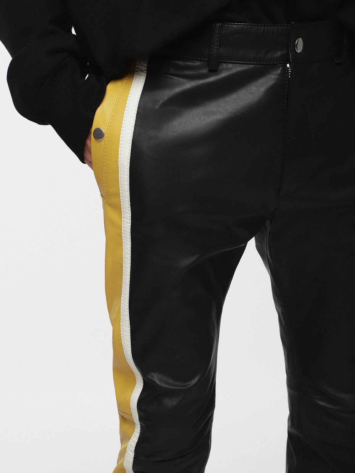 Diesel Diesel P-MONTE-L leather trouser Size US 26 / EU 42 - 5 Thumbnail