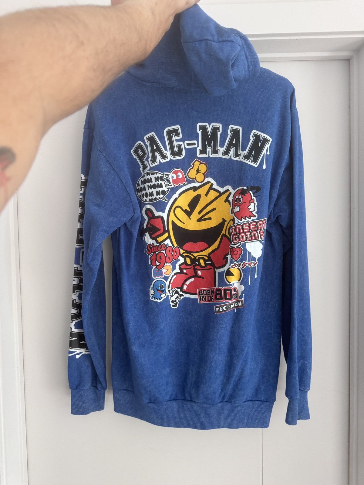 Vintage Vintage PAC MAN Hoodie Size US M / EU 48-50 / 2 - 2 Thumbnail