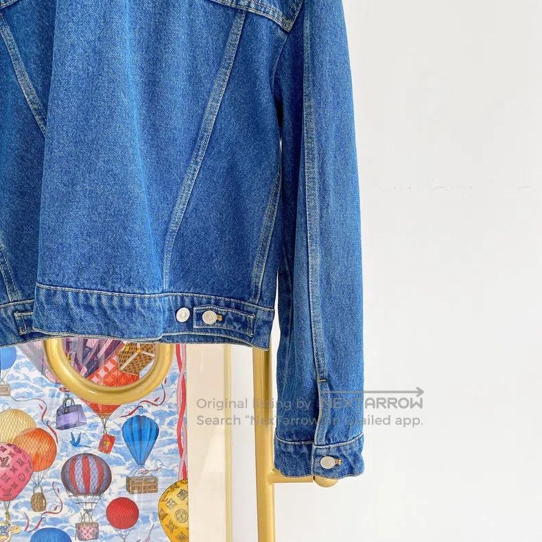 Balenciaga Balenciaga Blue Denim Jacket Size XS / US 0-2 / IT 36-38 - 6 Thumbnail