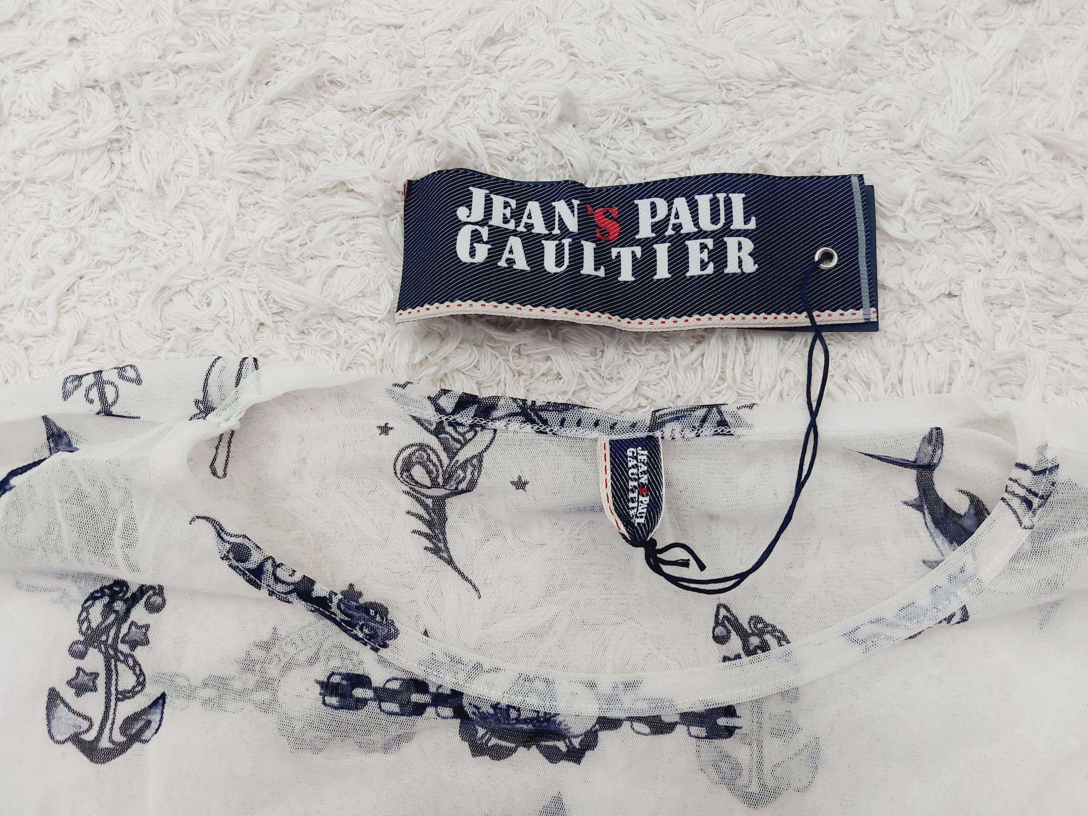 Jean Paul Gaultier Jean Paul Gaultier Pin Up Girl Sailor Marine T-Shirt Top Size US M / EU 48-50 / 2 - 2 Thumbnail
