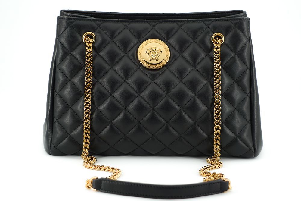 Elegant Quilted Nappa Leather Tote Women's Bag