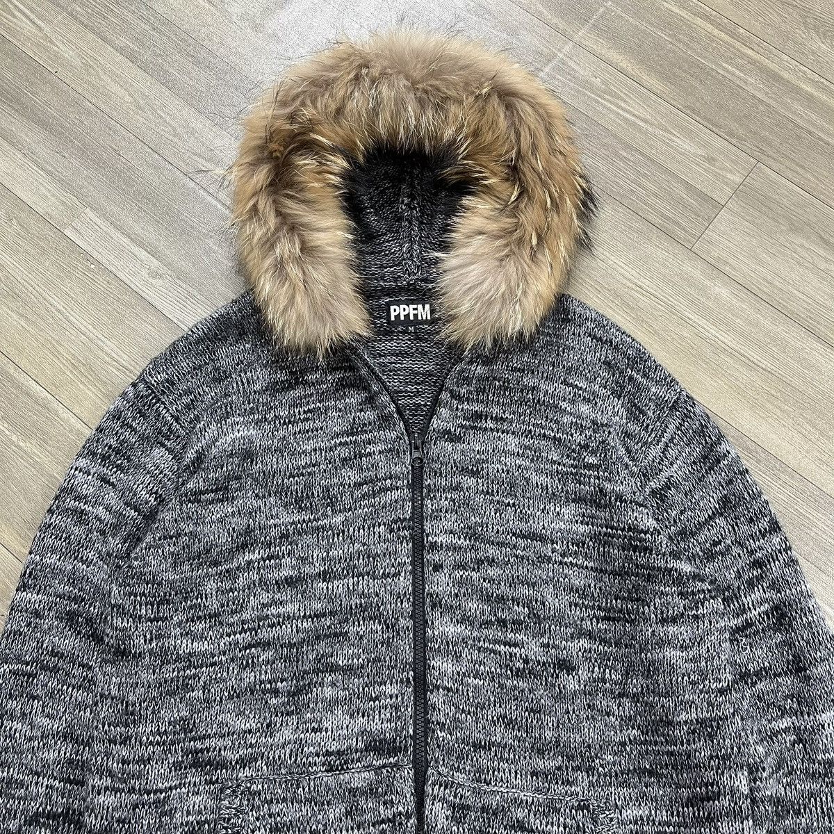 PPFM 2000s PPFM Fur Knitwear Fur Hoodie Gothic Punk Lgb Style Y2K Size US M / EU 48-50 / 2 - 5 Thumbnail
