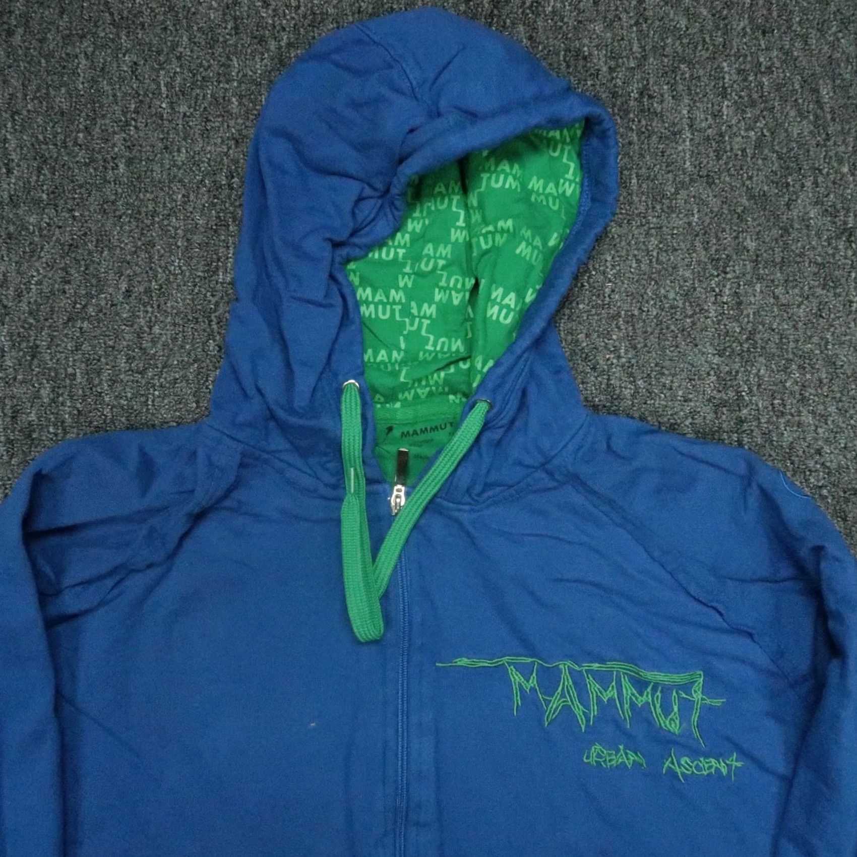 Mammut Mammut Hoodie Mens Large Blue Urban Ascent Full Zip Pockets Hooded Regular Fit Size US L / EU 52-54 / 3 - 2 Thumbnail