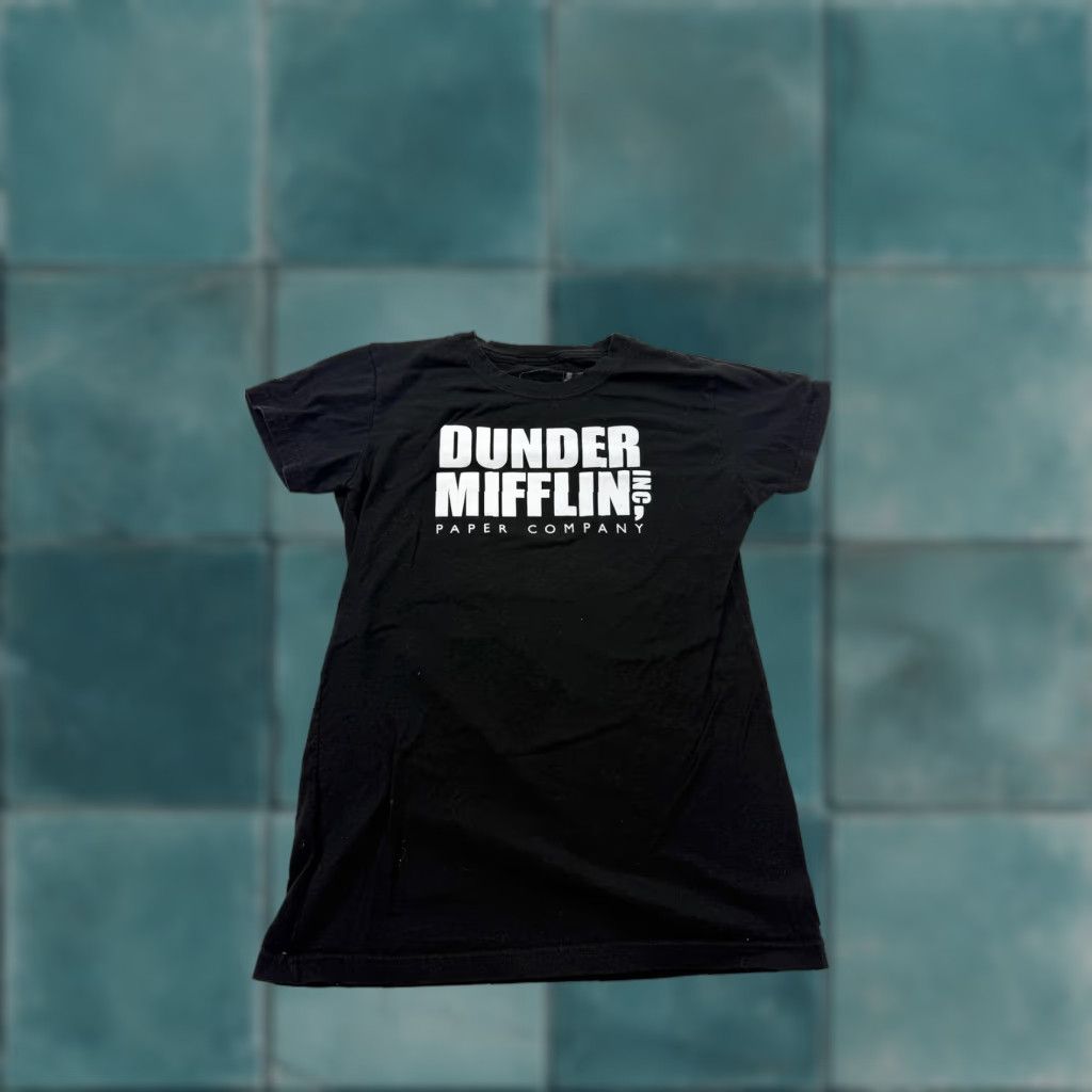 Ripple Junction Dunder Mifflin Shirt Adult Large Black The Office Graphic Ripple Junction Tee Size US L / EU 52-54 / 3 - 1 Thumbnail