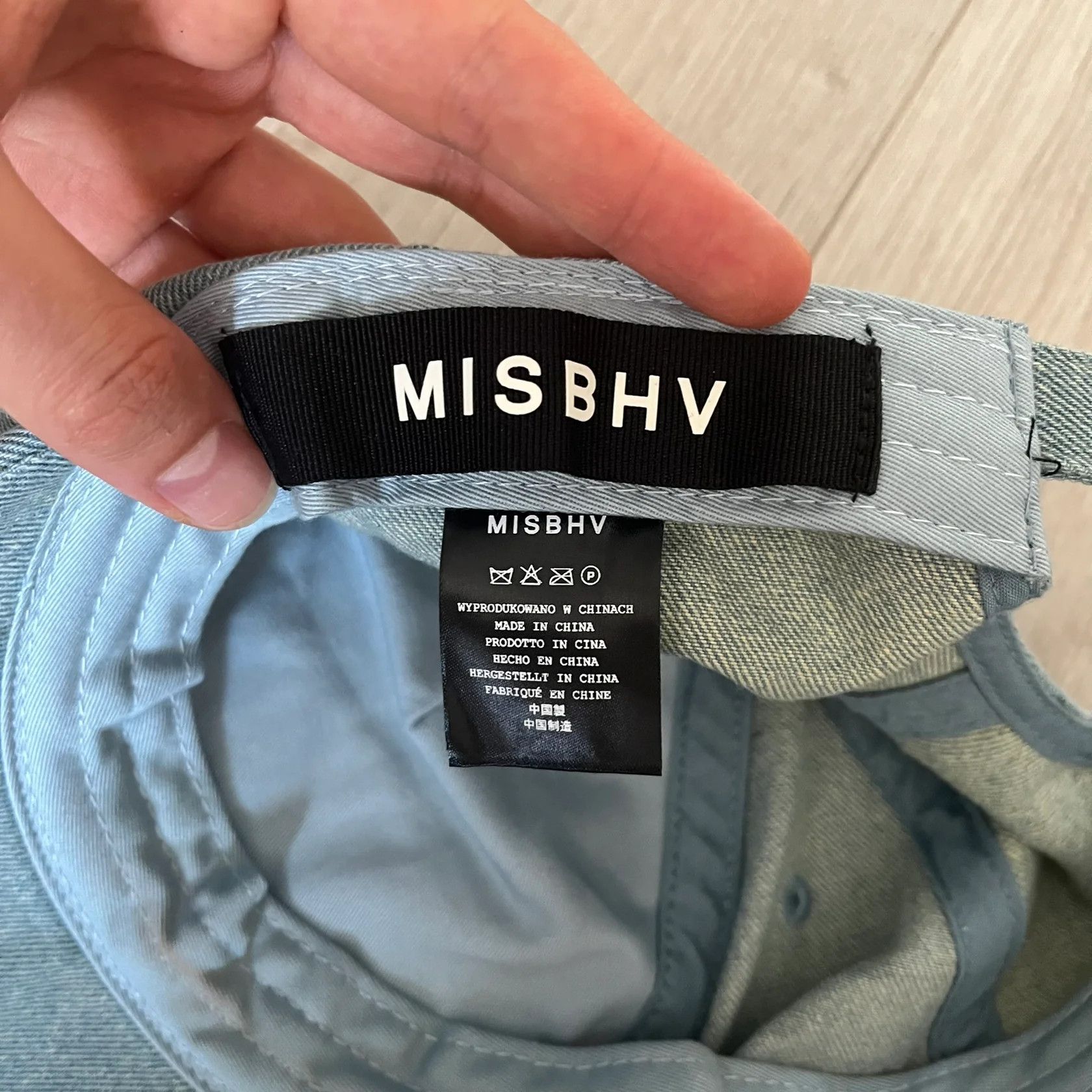 Misbhv MISBHV Blue Forever Denim Cap Size ONE SIZE - 4 Thumbnail