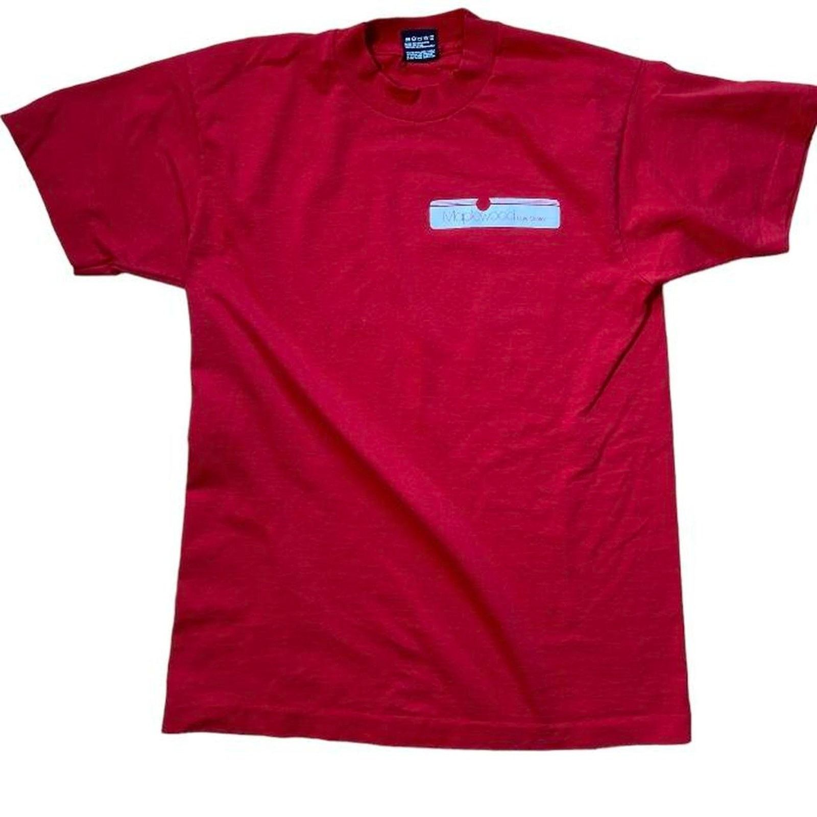 Fruit Of The Loom 90s red maplewood tee shirt Size US M / EU 48-50 / 2 - 1 Thumbnail