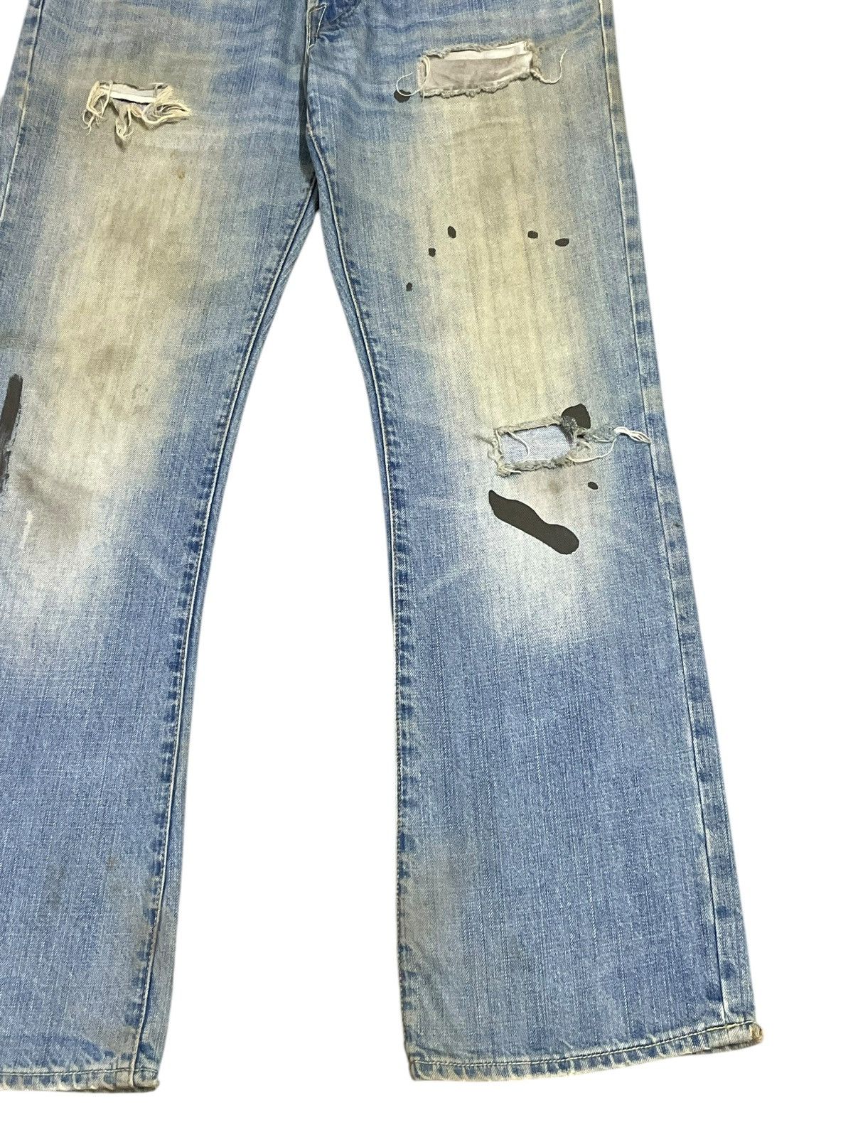 Abercrombie & Fitch Vintage A&F Killburn Low Rise Boot Distressed Paint Mud Wash Size US 30 / EU 46 - 5 Thumbnail