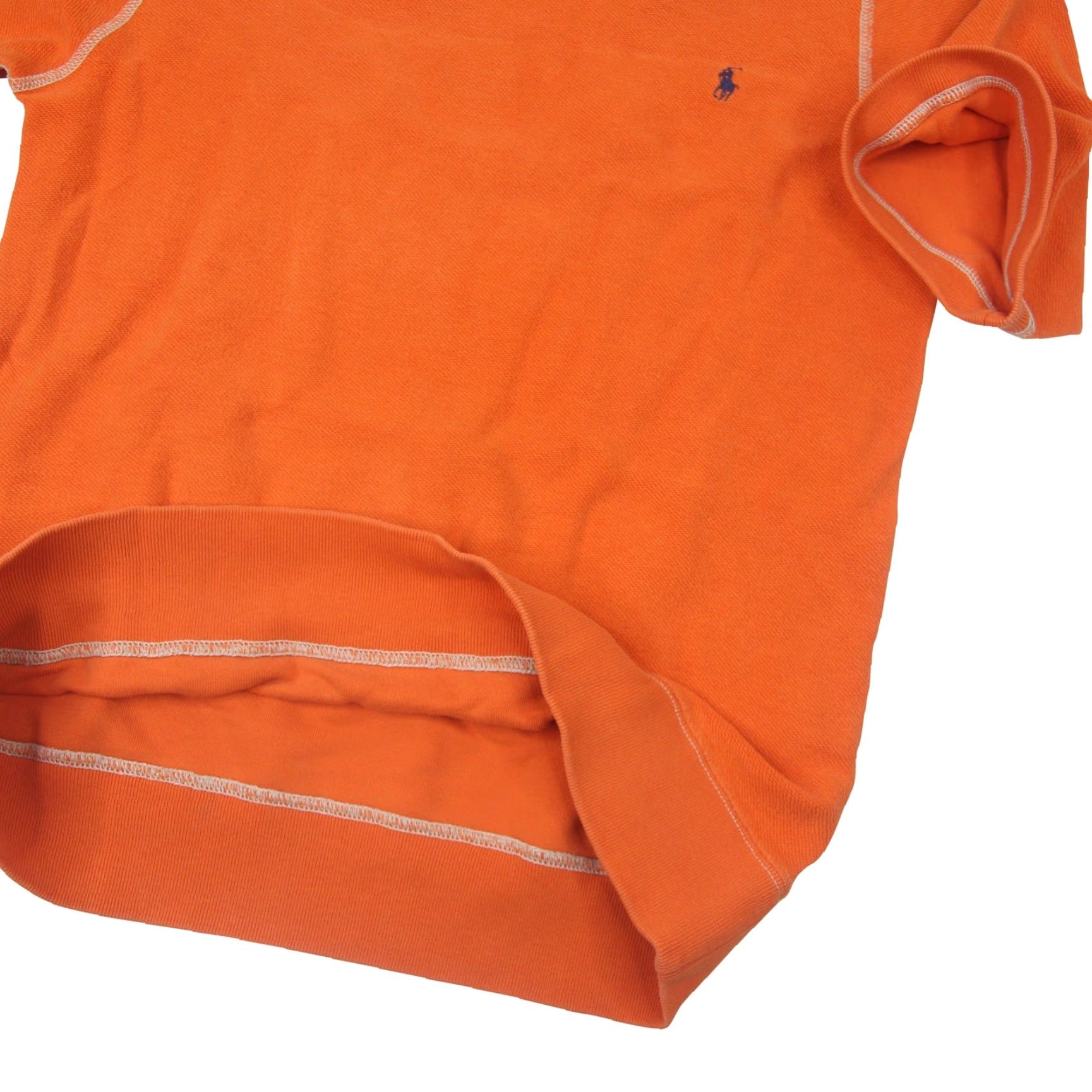 Polo Ralph Lauren VINTAGE Polo Ralph Lauren Shirt Mens Small Orange Thick Heavy Short Sleeve Sweatshirt Style Size US S / EU 44-46 / 1 - 3 Thumbnail