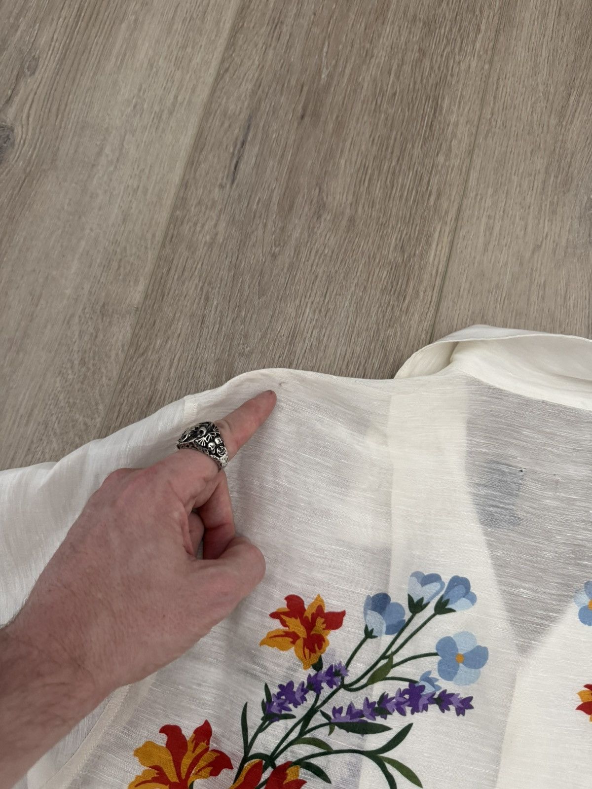Kith Kith Thompson Floral Camp Collar Silk Short Sleeve Shirt Size US S / EU 44-46 / 1 - 12 Thumbnail
