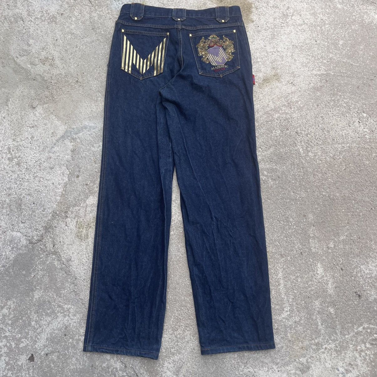 Majestic × Vintage “MAJESTIC” CRAZY VINTAGE MAJESTIC JEANS Size US 31 - 10 Thumbnail